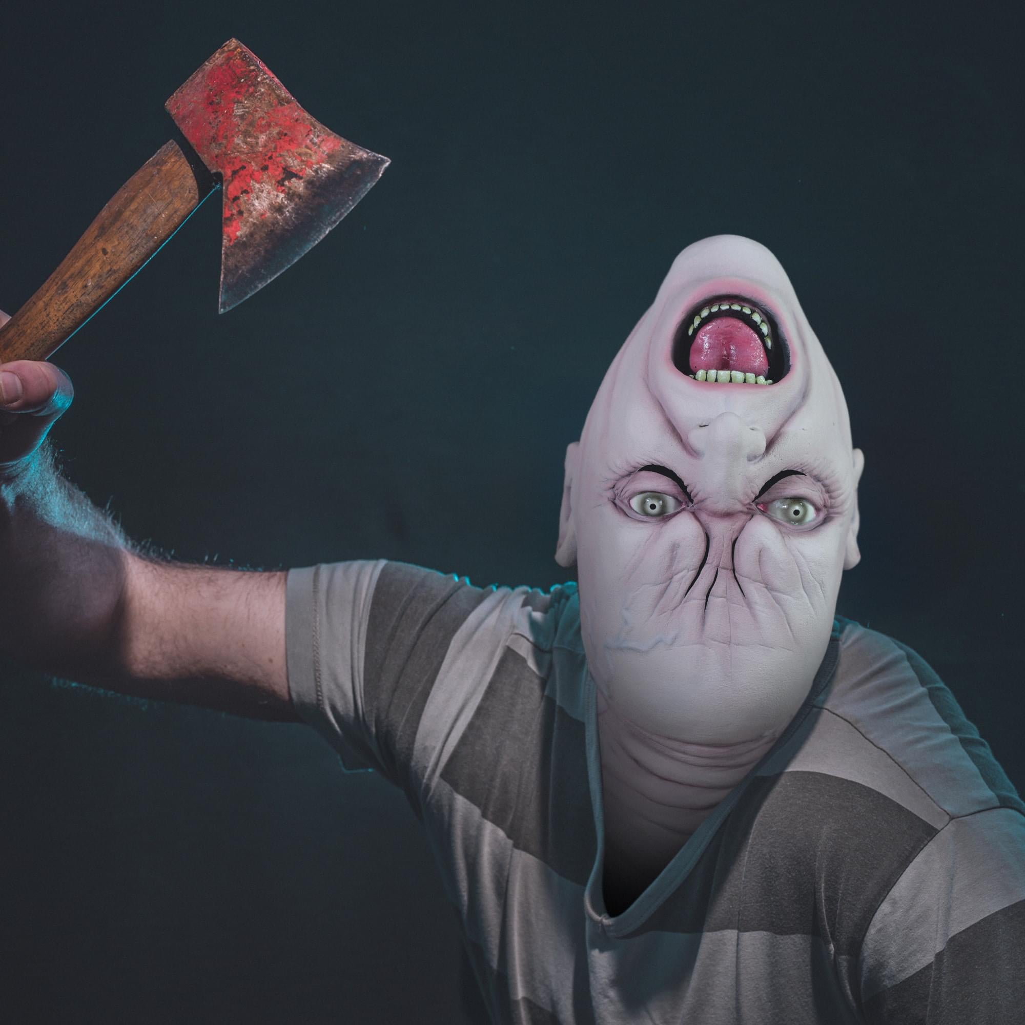 Death Studios Collection Upside Down Adult Costume Mask