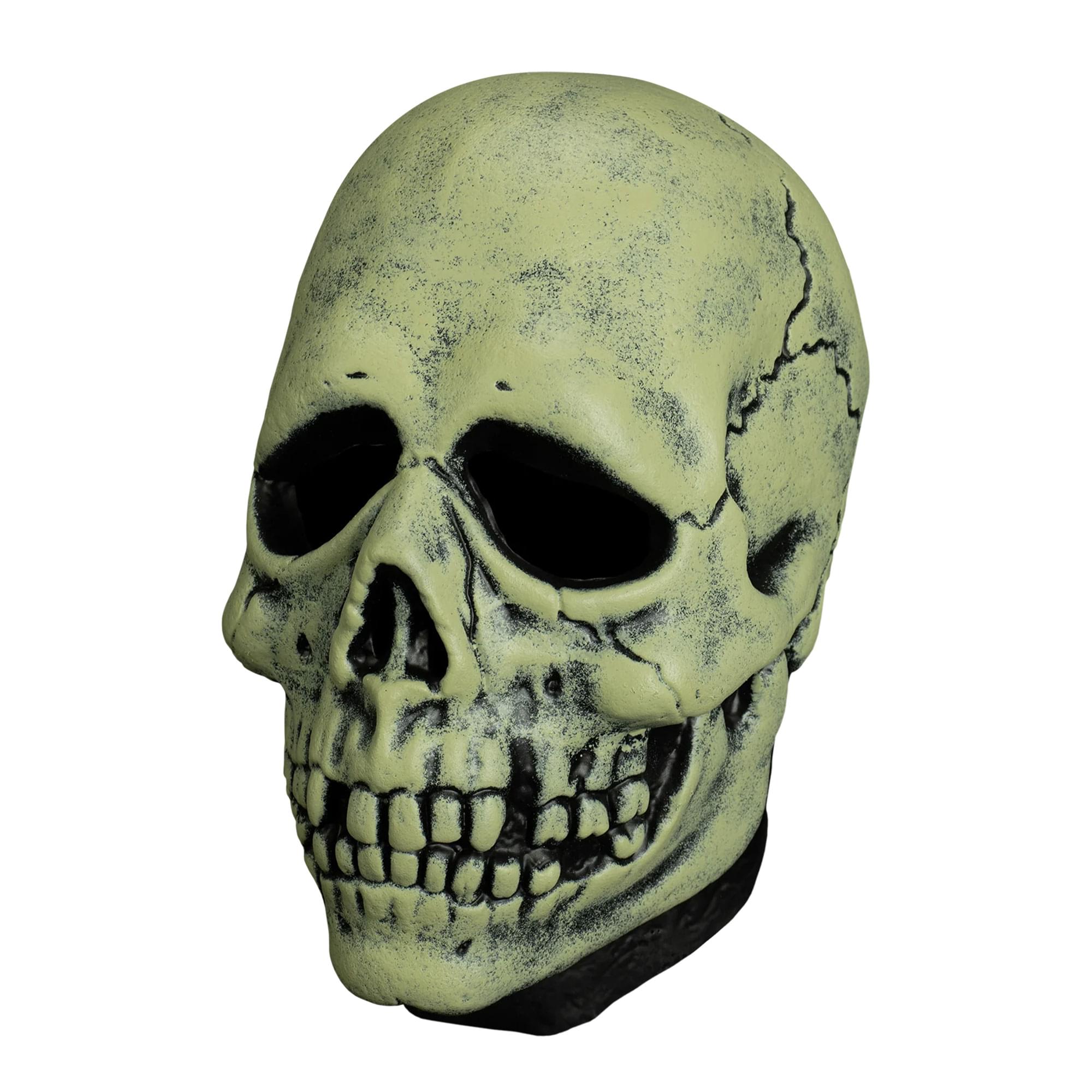 Don Post Studios Glowin Ghoulies Skull Adult Vinyl Costume Mask