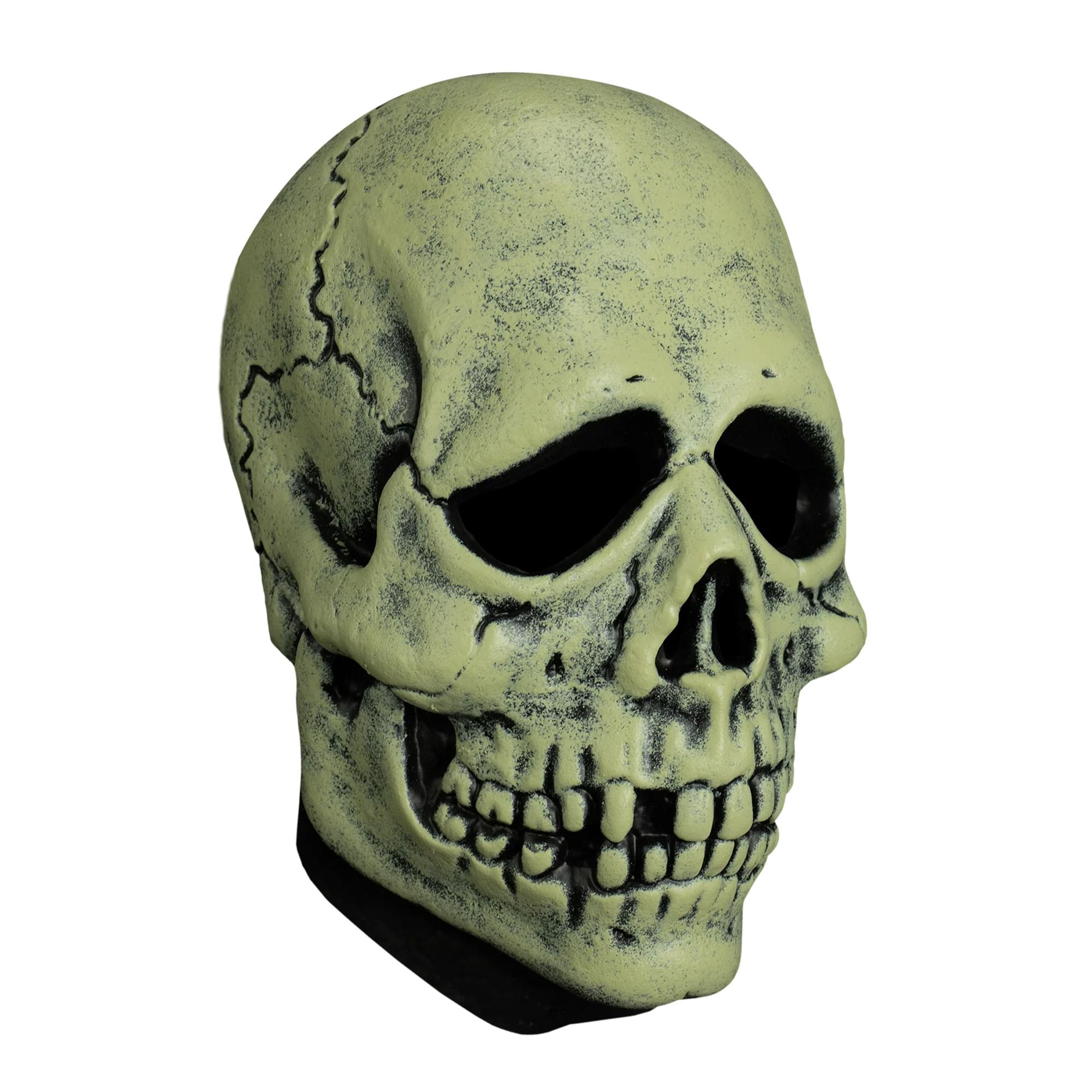 Don Post Studios Glowin Ghoulies Skull Adult Vinyl Costume Mask