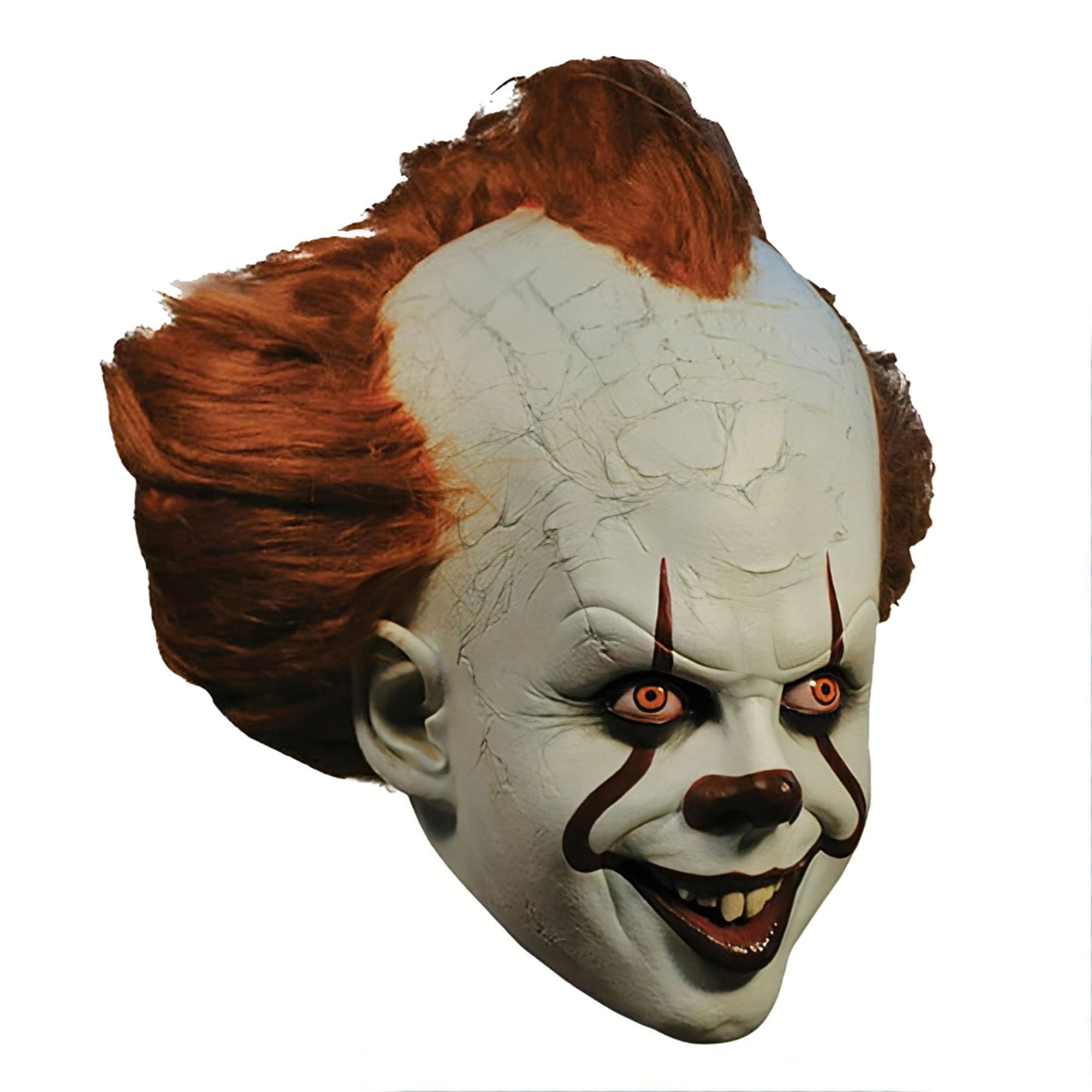 IT Pennywise Adult Latex Costume Mask | Deluxe Edition