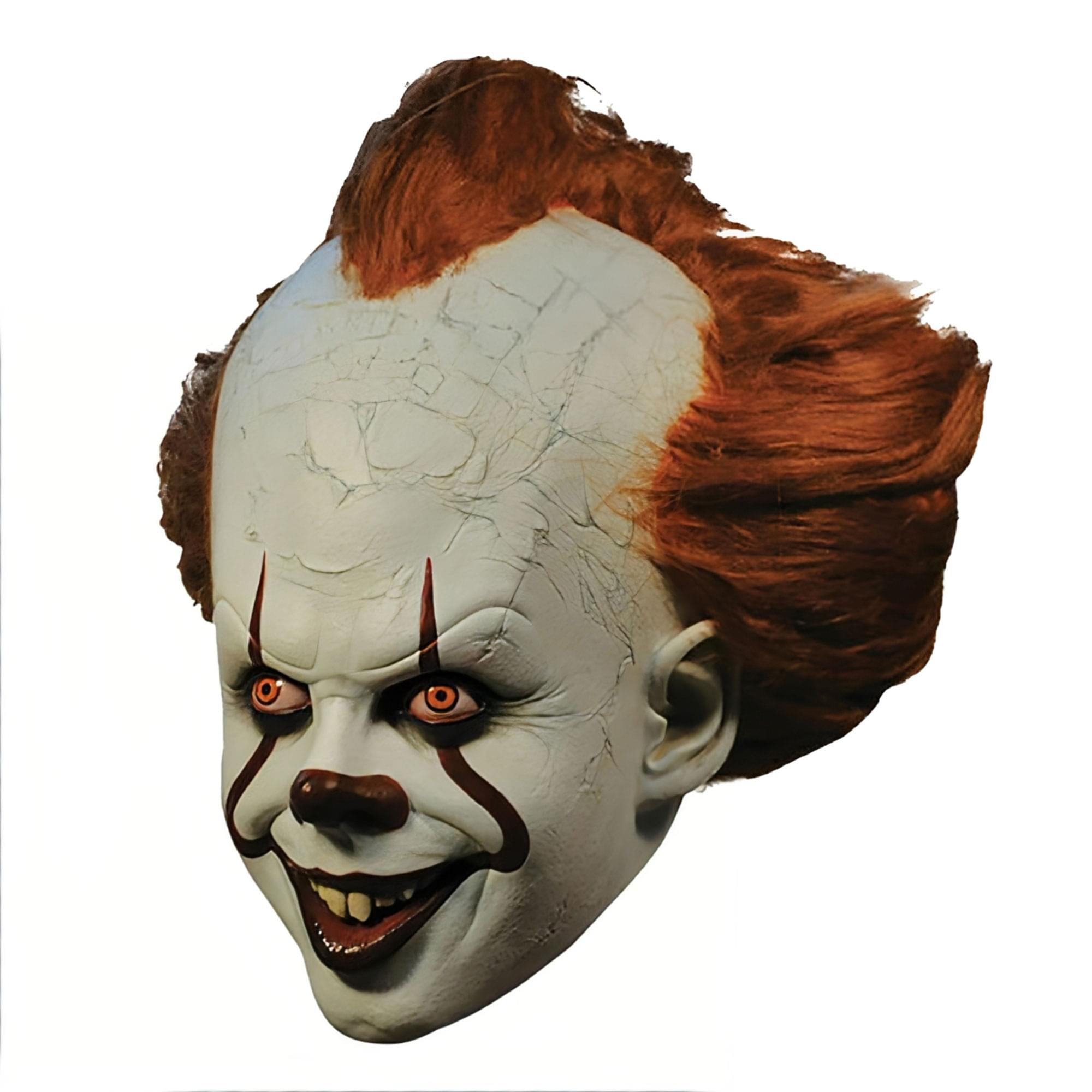 IT Pennywise Adult Latex Costume Mask | Deluxe Edition