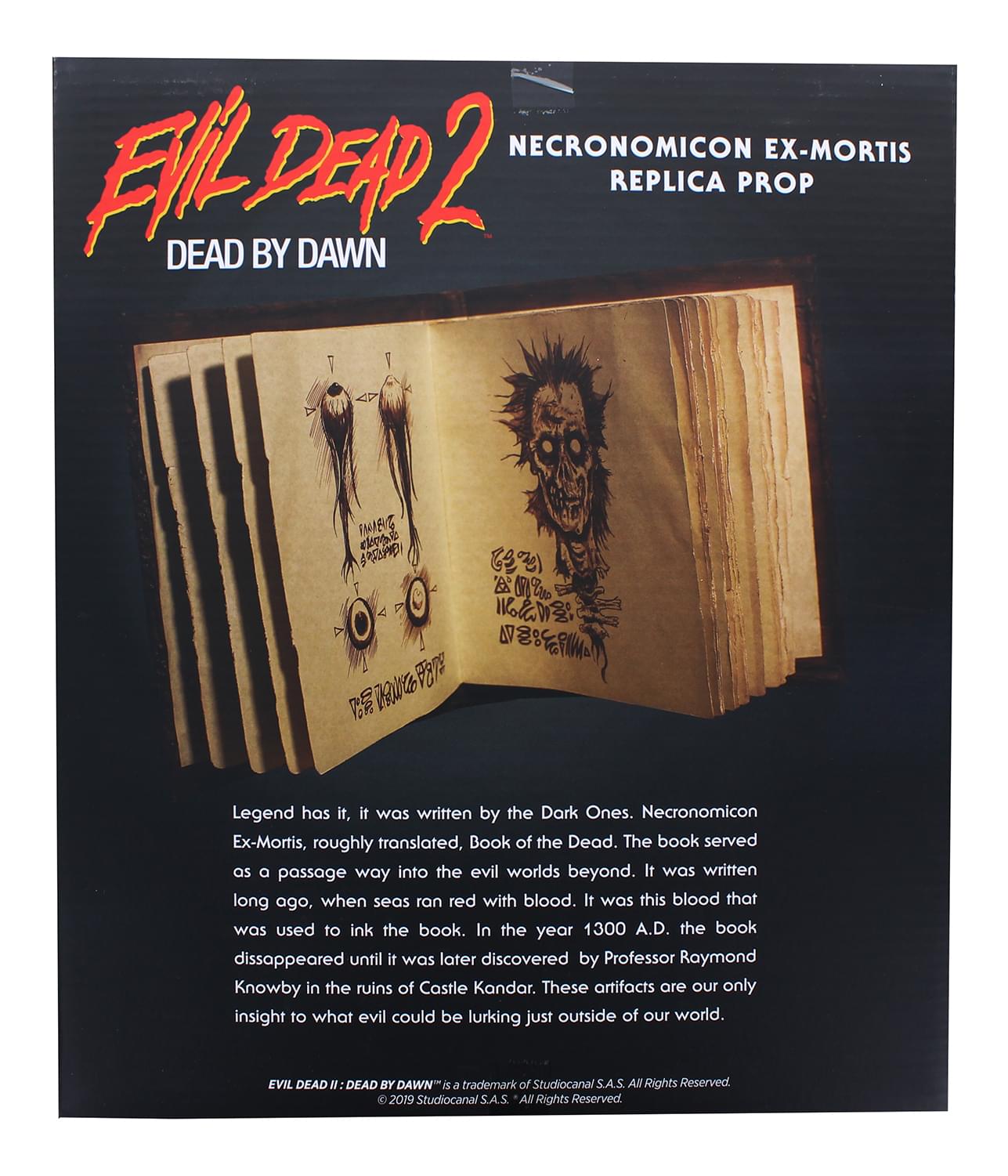 Evil Dead 2 Book of the Dead Necronomicon Prop Replica w/ Pages