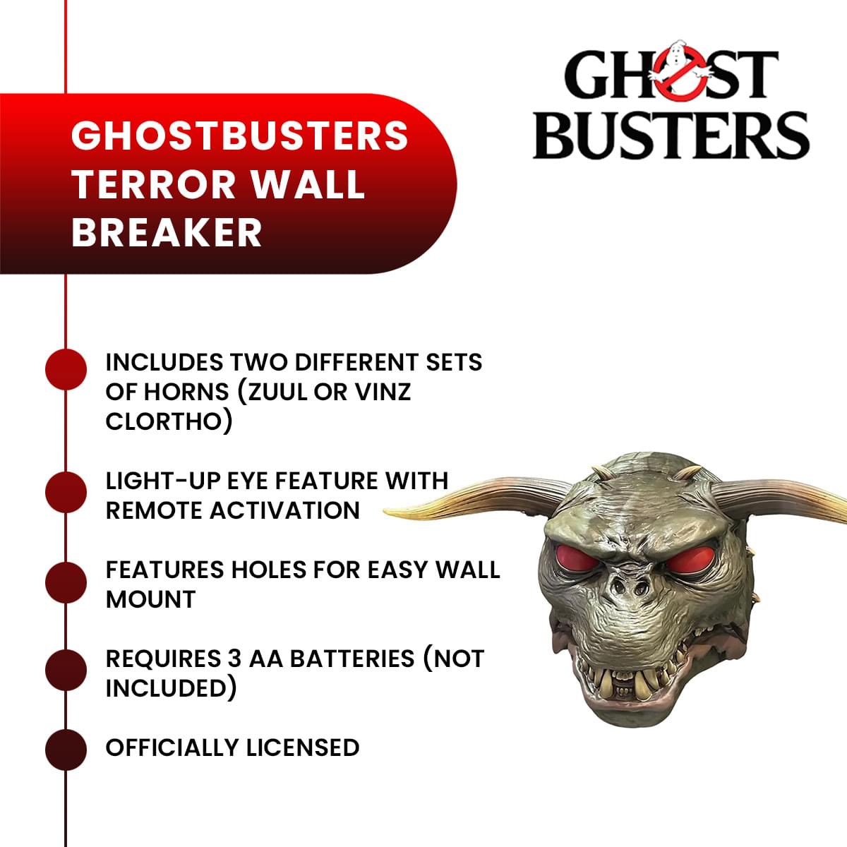 Ghostbusters Terror Dog Wallbreaker Halloween Decor