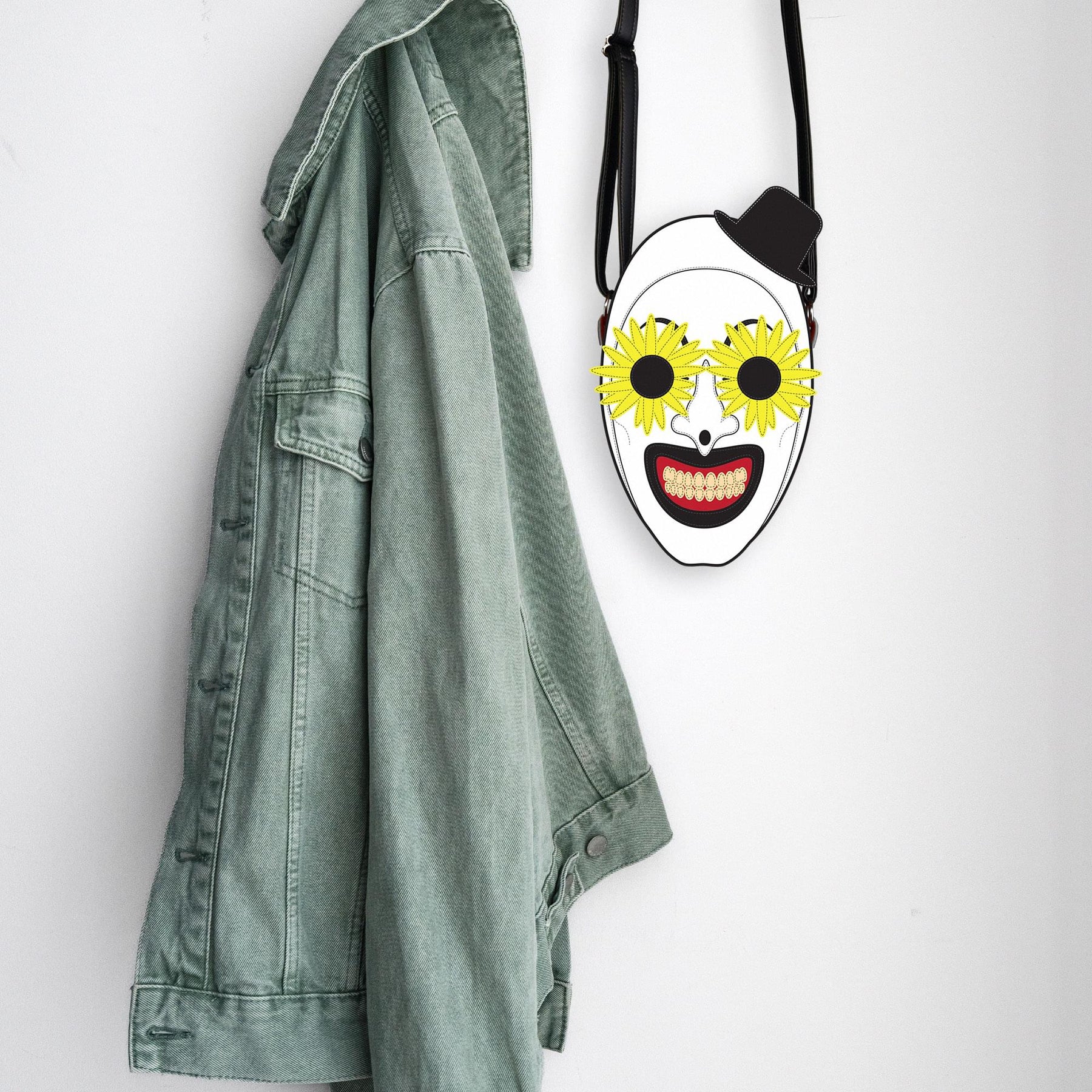 Terrifier 2 Art The Clown Flower Glasses Designer Costume Bag