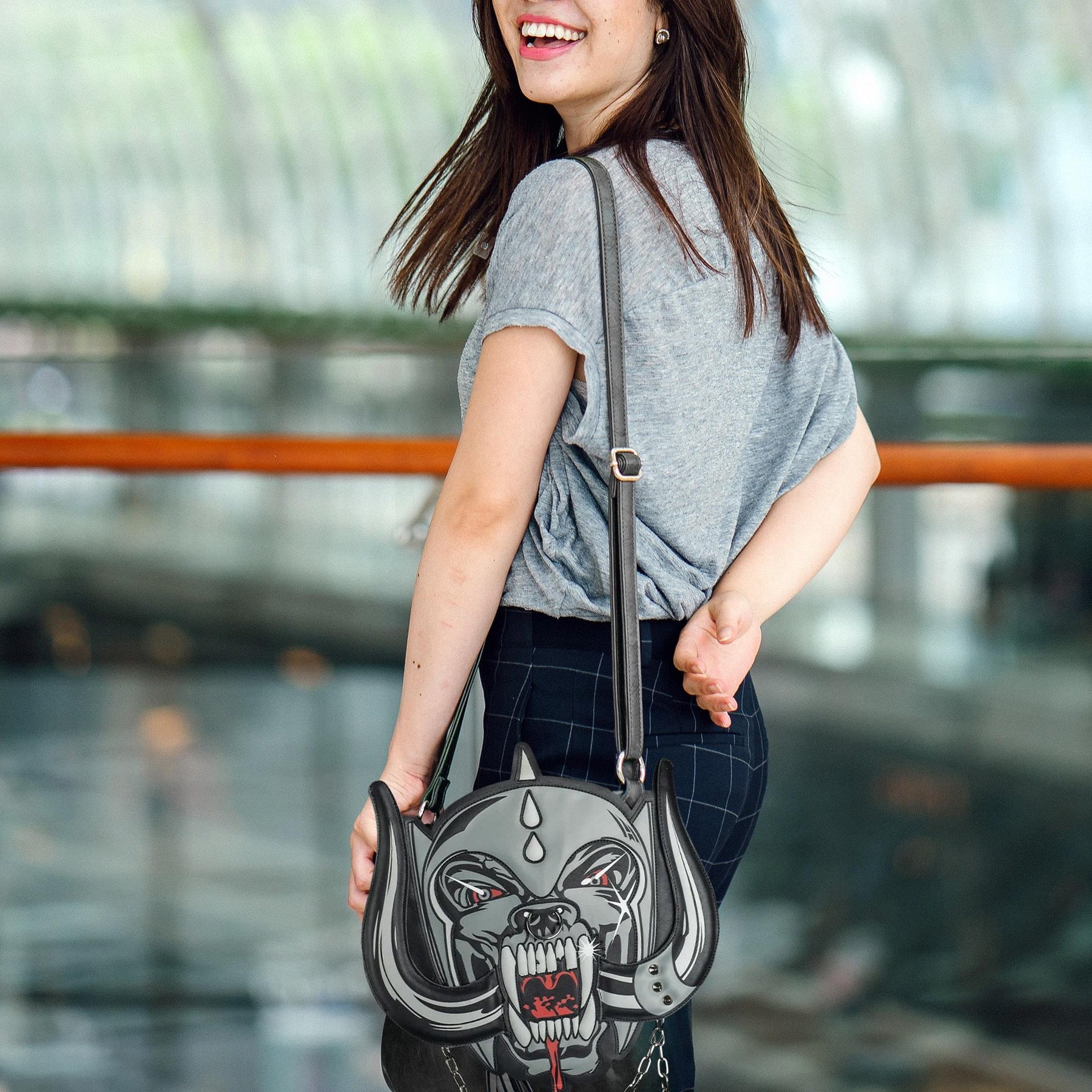 Motorhead Warpig Head Costume Handbag