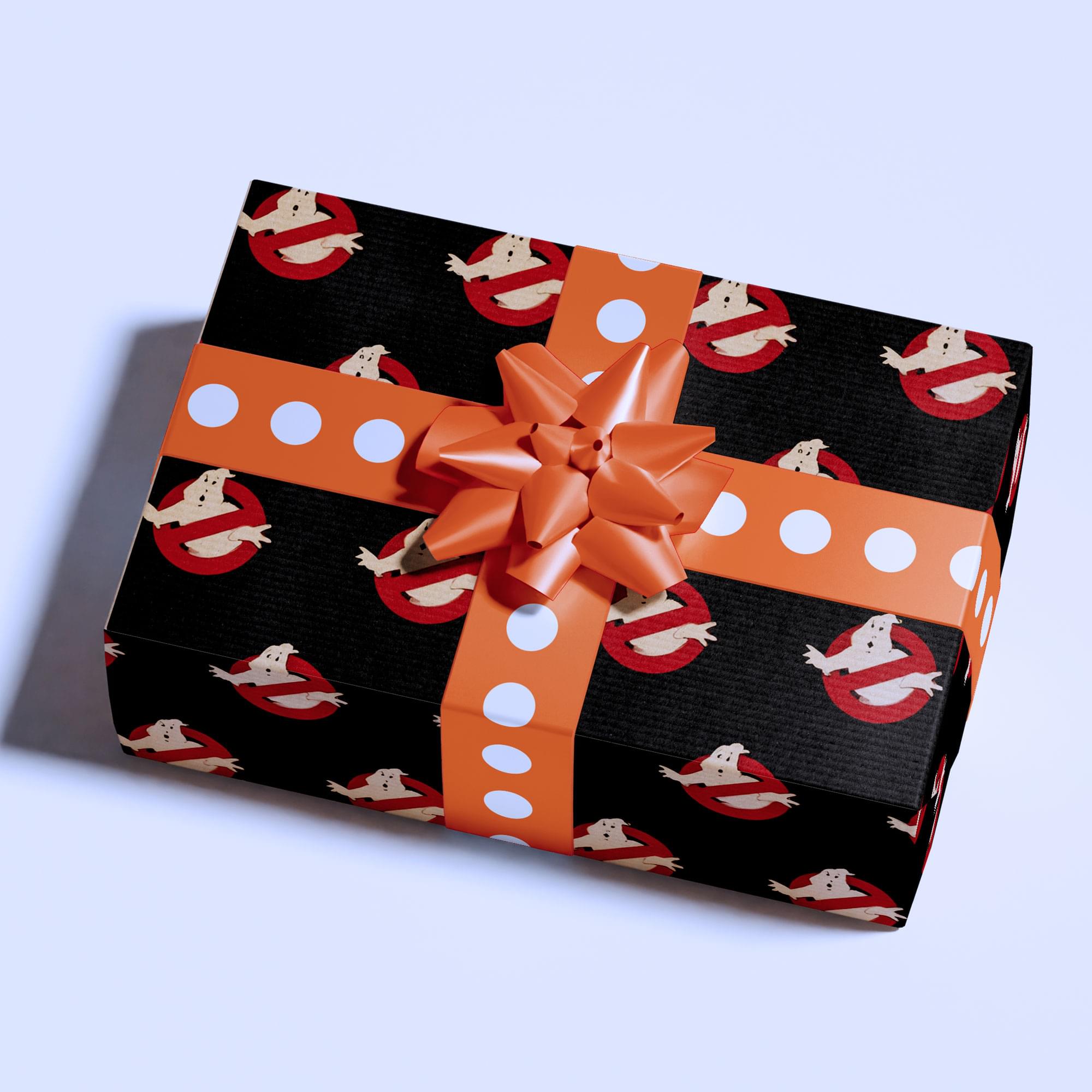 Ghostbusters "No Ghost" Wrapping Paper  | 30 x 96 Inches