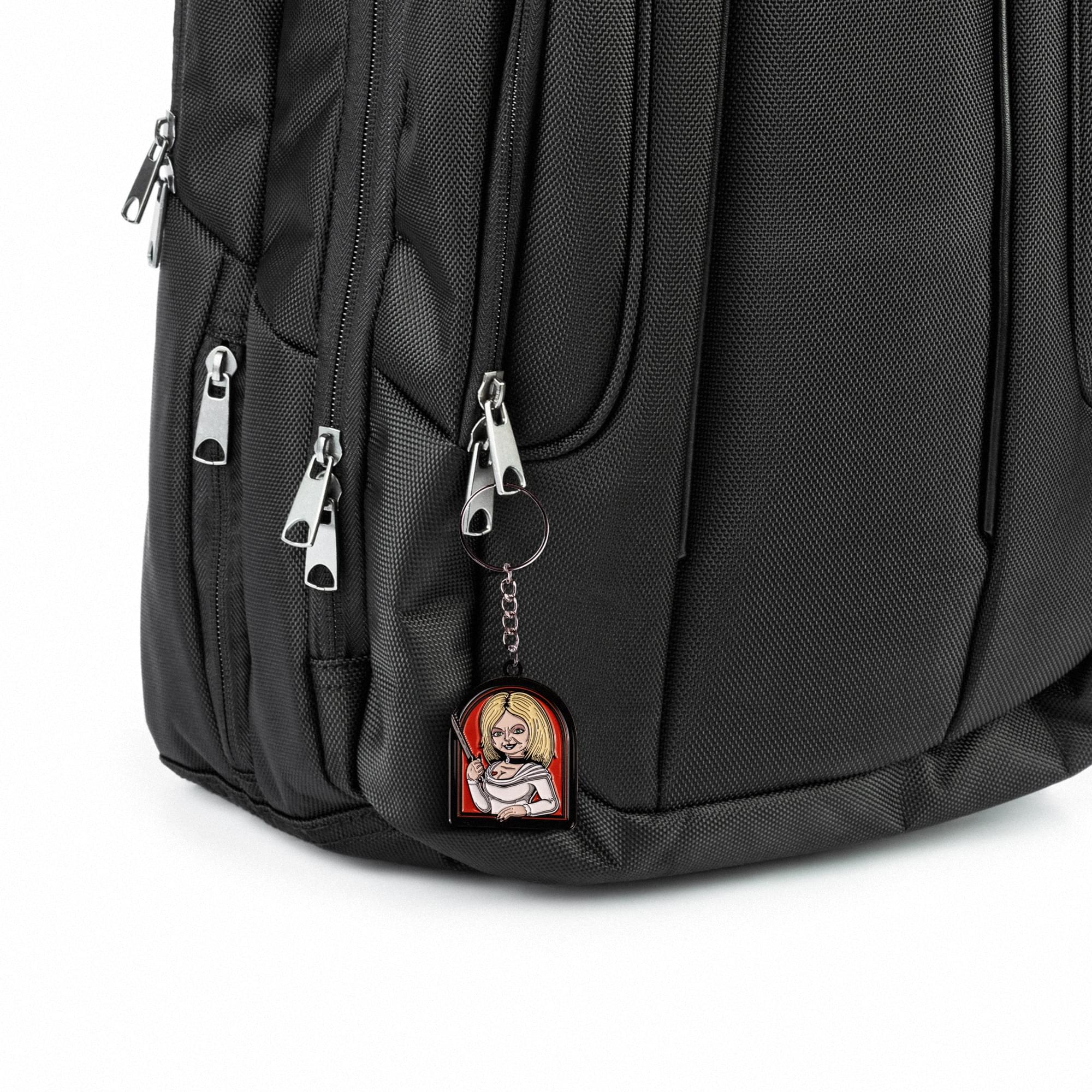 Child's Play Seed of Chucky Tiffany Enamel Keychain