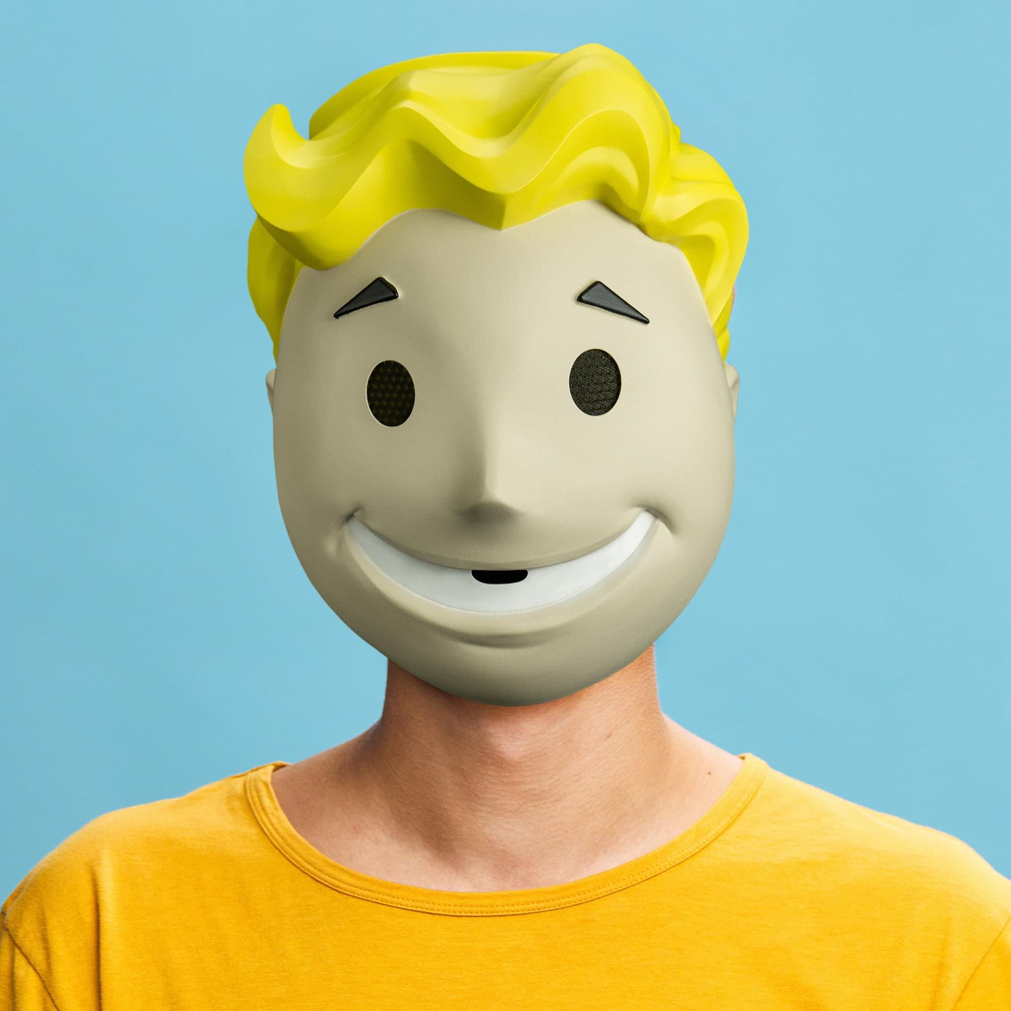 Fallout Vault Boy Adult Vinyl Costume Mask