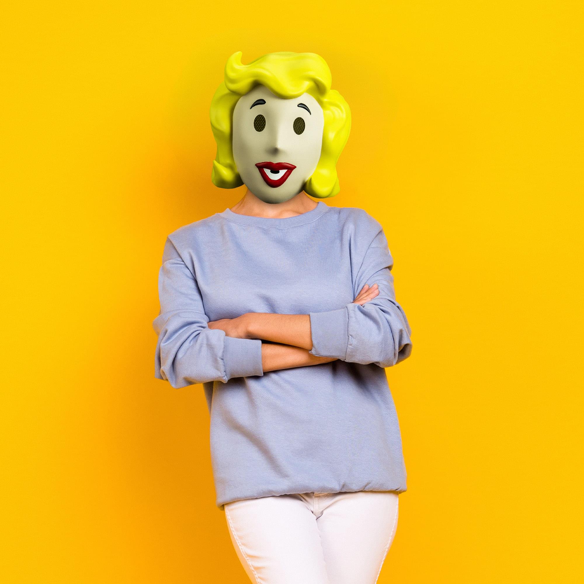 Fallout Vault Girl Adult Vinyl Costume Mask