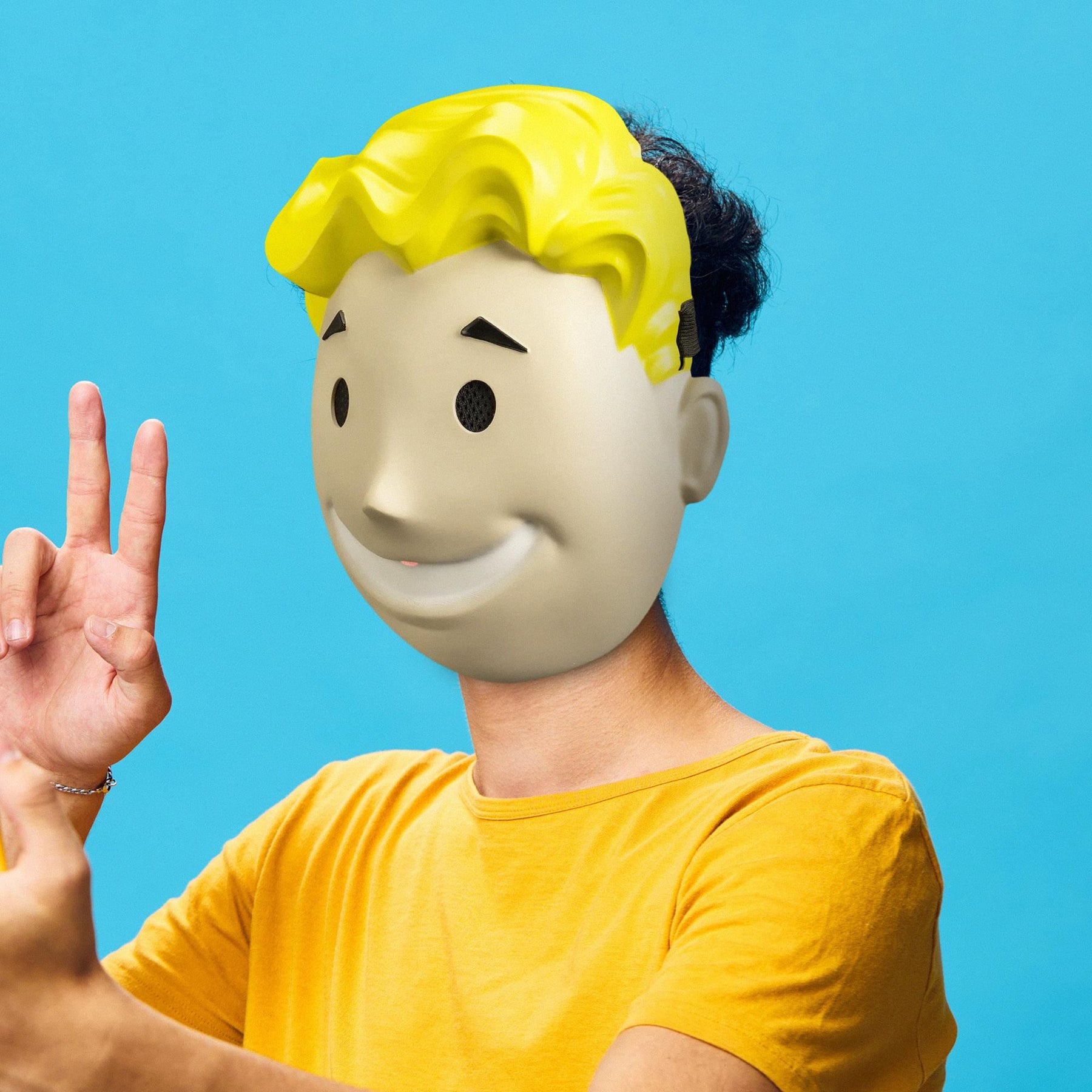 Fallout Vault Boy Adult Retro Injection Costume Mask
