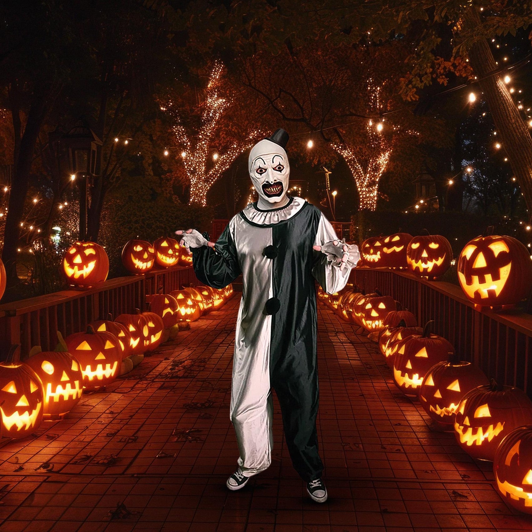 Terrifier Art The Clown Costume Free Shipping