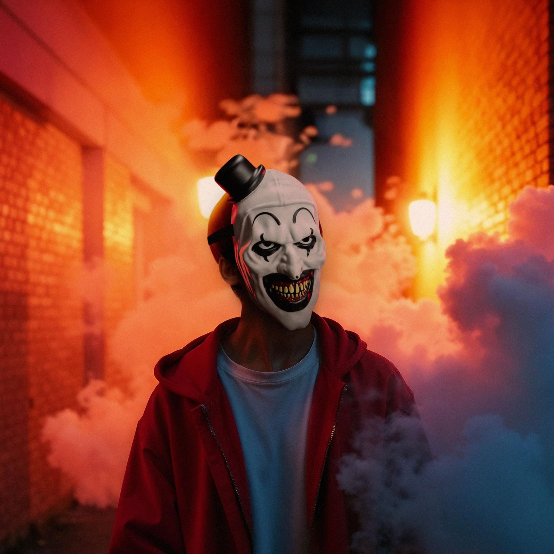 Terrifier 2 Art the Clown Adult Retro Costume Mask