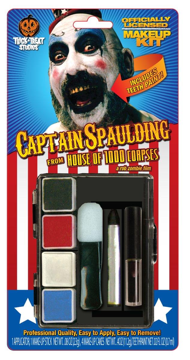 House of 1,000 Corpes Adult Costume Makeup Kit Captain Spaulding