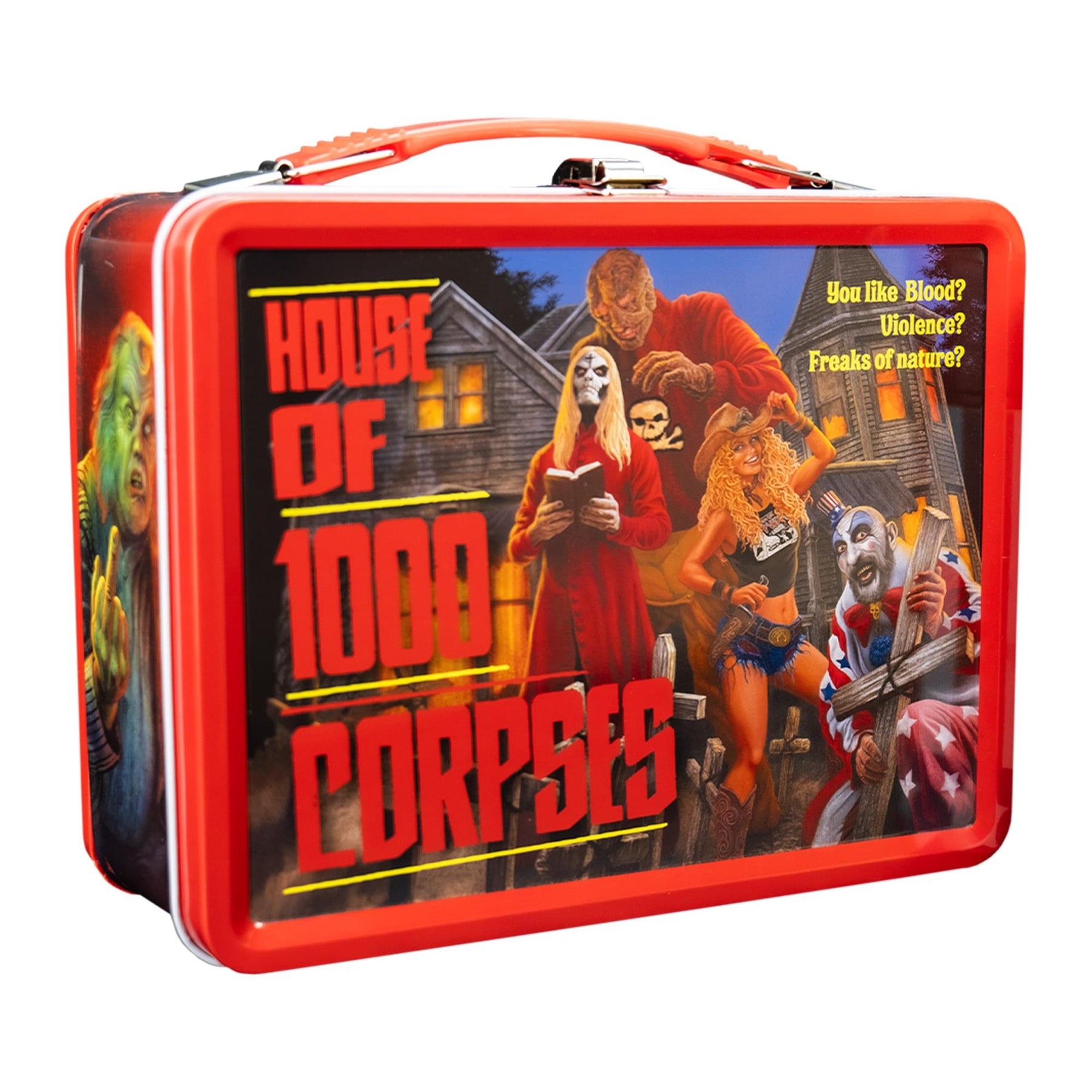 House Of 1000 Corpses Retro Metal Lunchbox With Thermos
