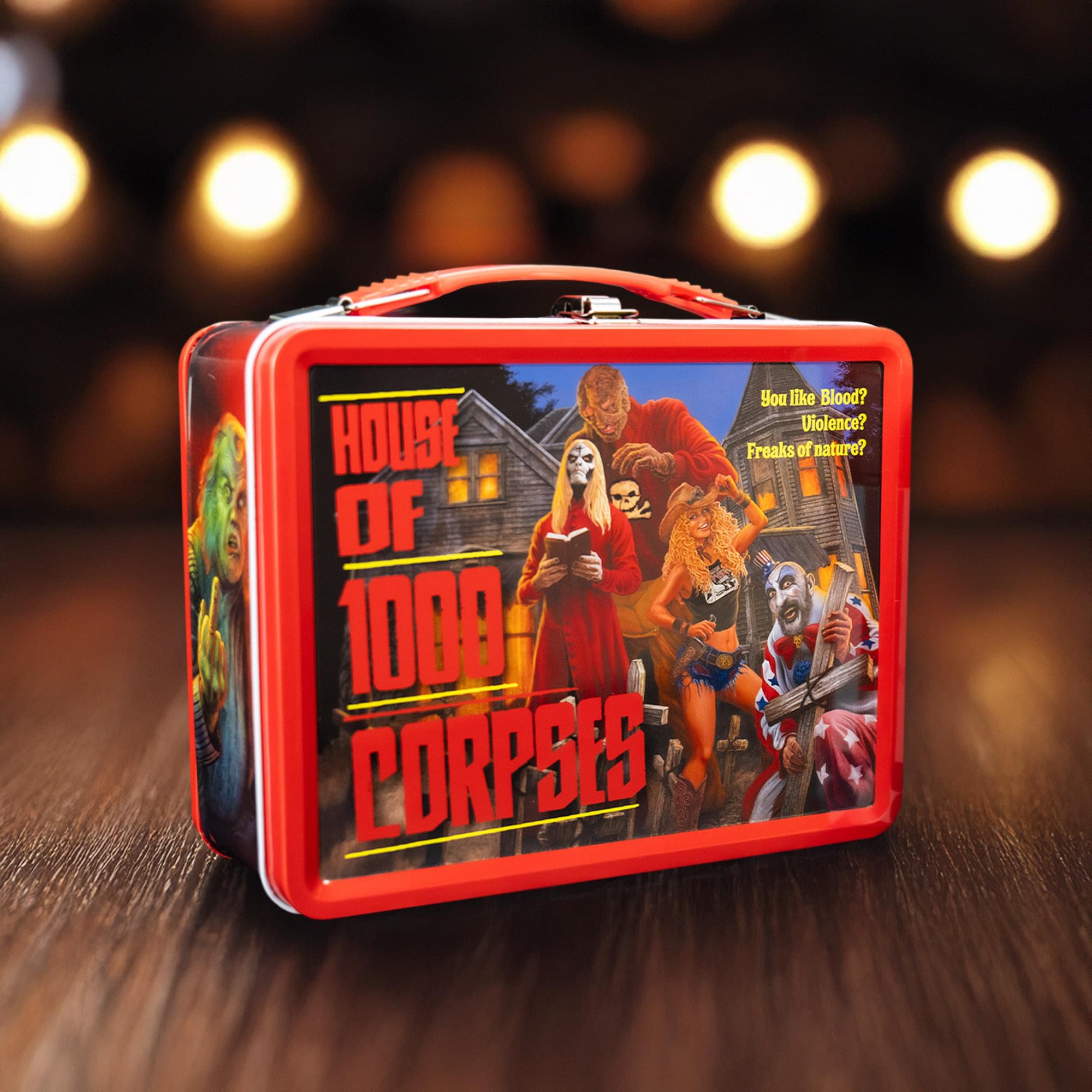 House Of 1000 Corpses Retro Metal Lunchbox With Thermos
