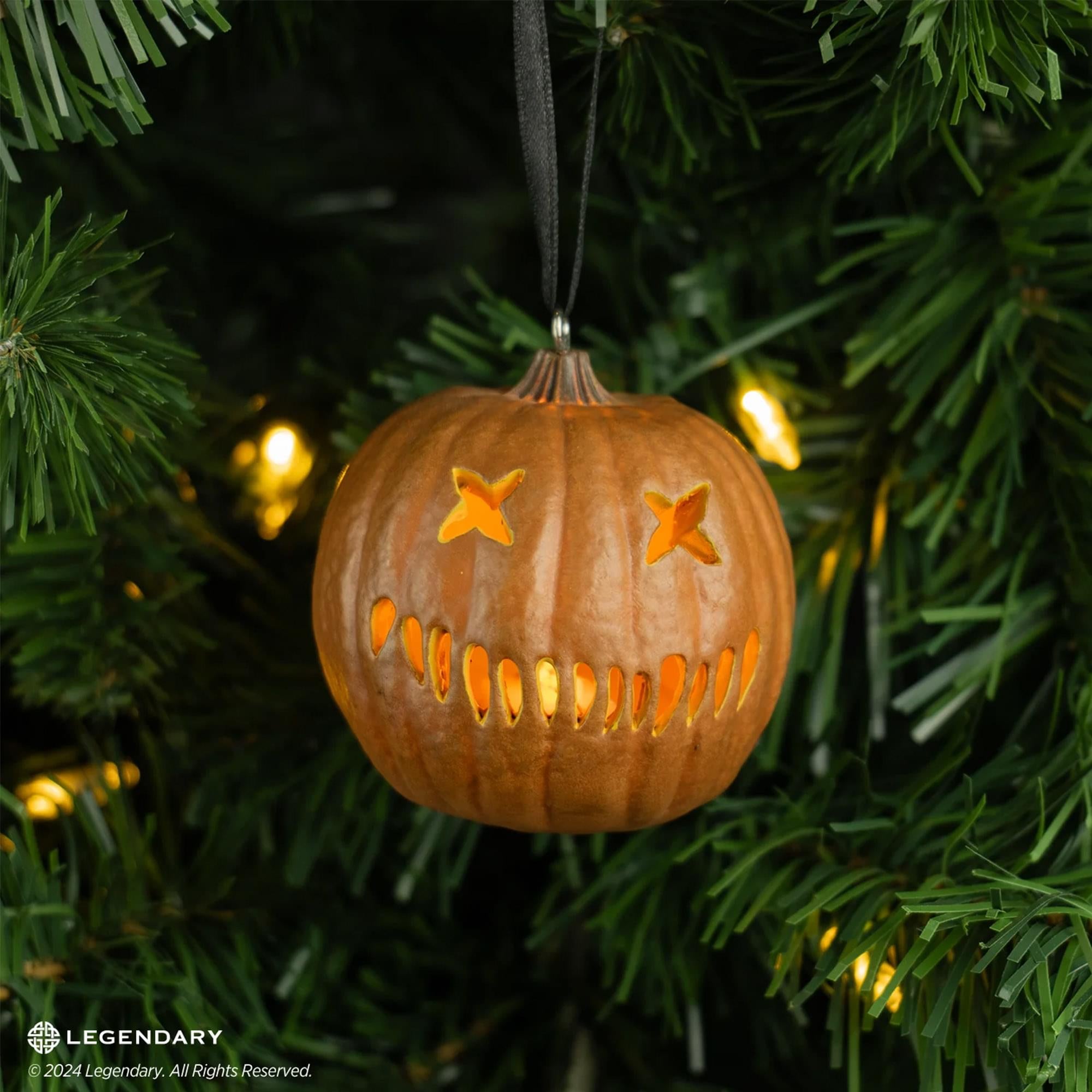 Trick R Treat Light Up Pumpkin Holiday Horrors Ornament