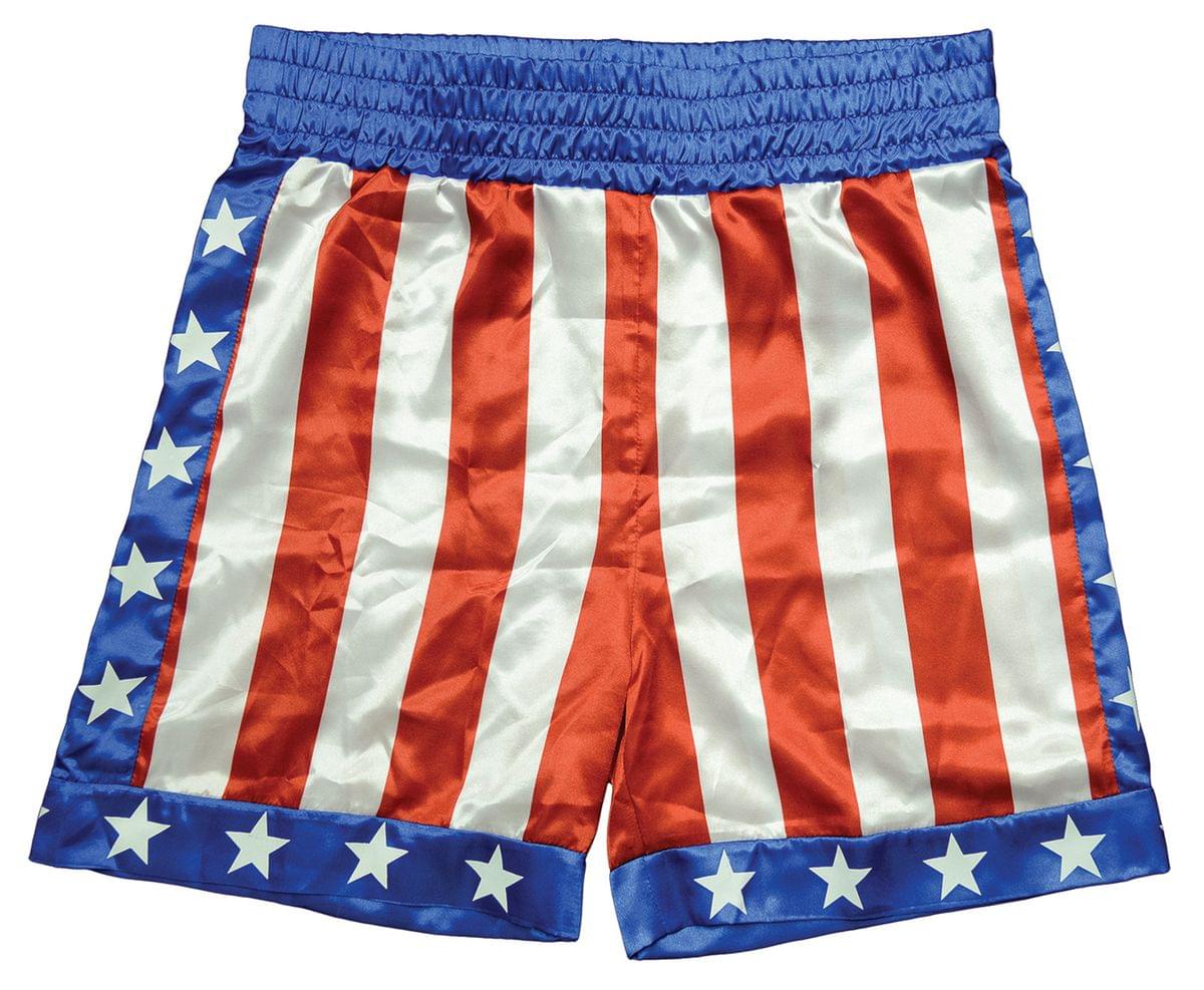 Rocky Adult Costume Apollo Creed Boxing Trunks