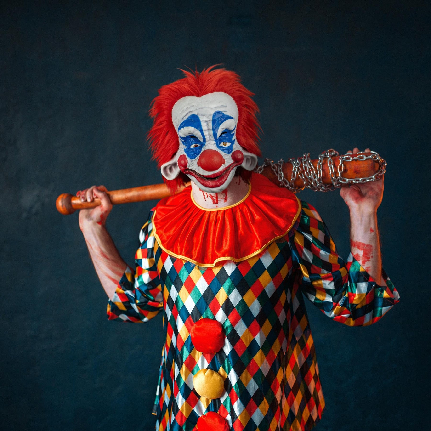Killer Klowns from Outerspace Rudy Adult Deluxe Injection Mask