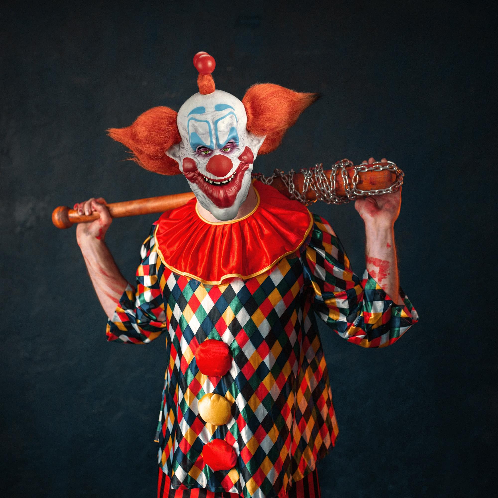 Killer Klowns From Outerspace Slim Adult Deluxe Injection Mask