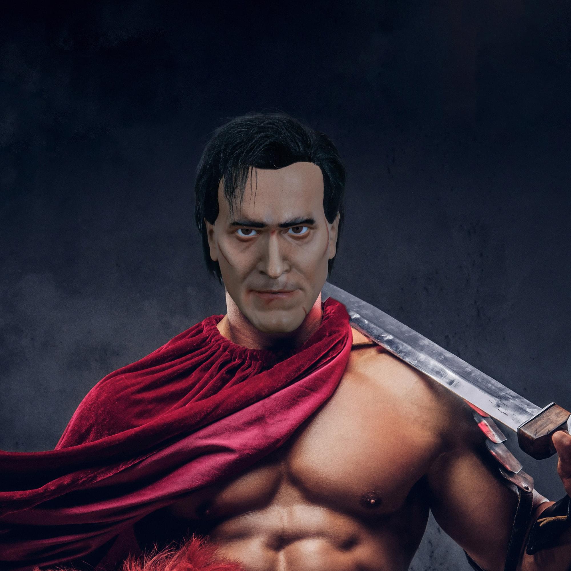 Army Of Darkness Ash Deluxe Adult Injection Costume Mask