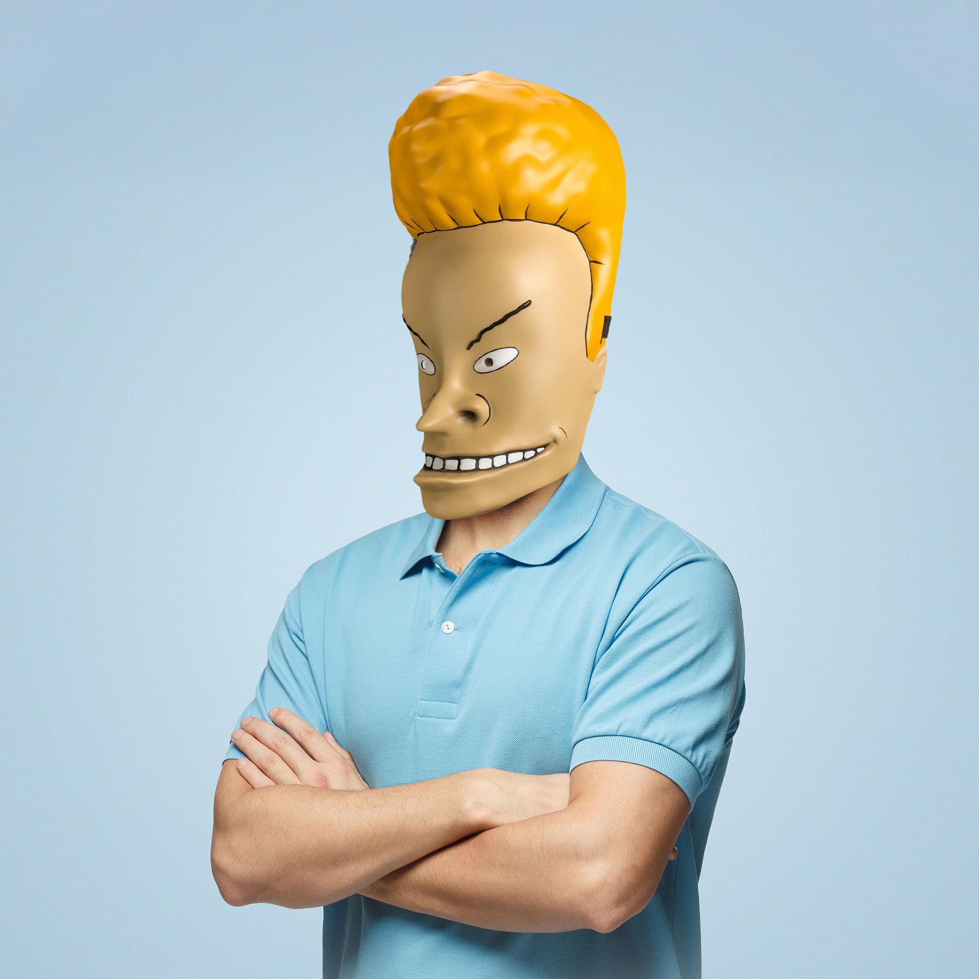 Beavis and Butt-Head Deluxe Adult Injection Costume Mask | Beavis