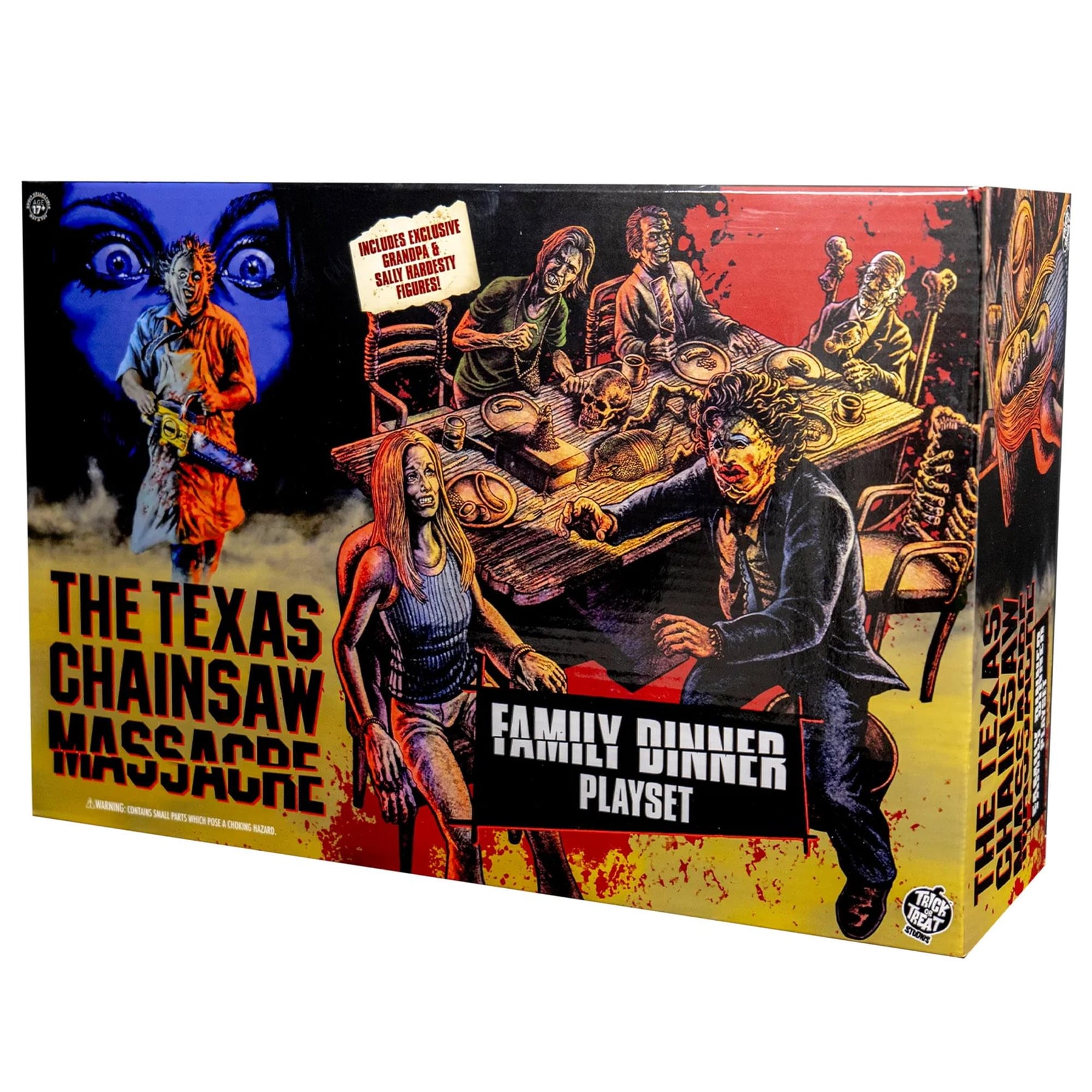 The Texas Chainisaw Massacre (1974) Dinner Scene 5 Inch Figure Playset