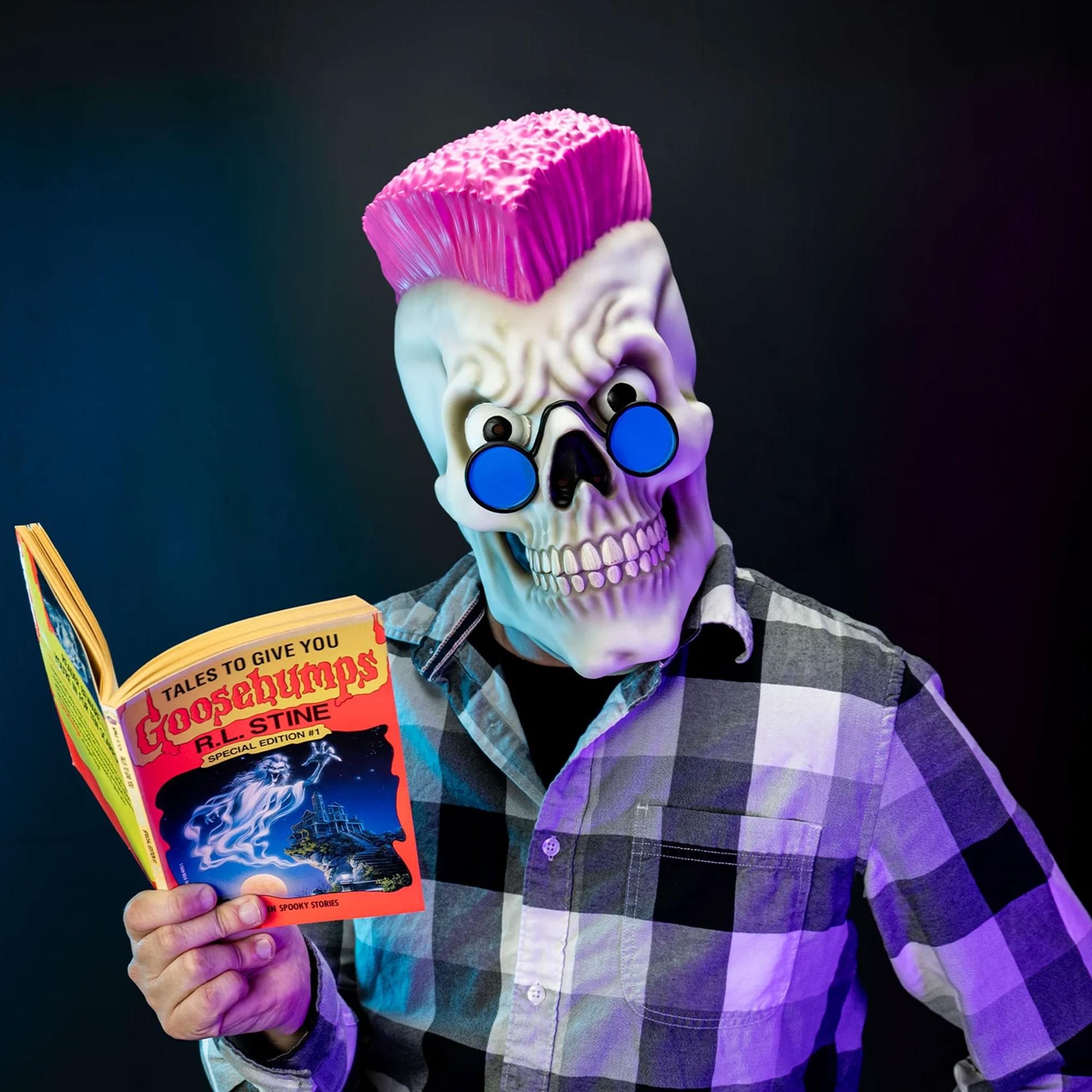 Goosebumps Curly Adult Vinyl Costume Mask