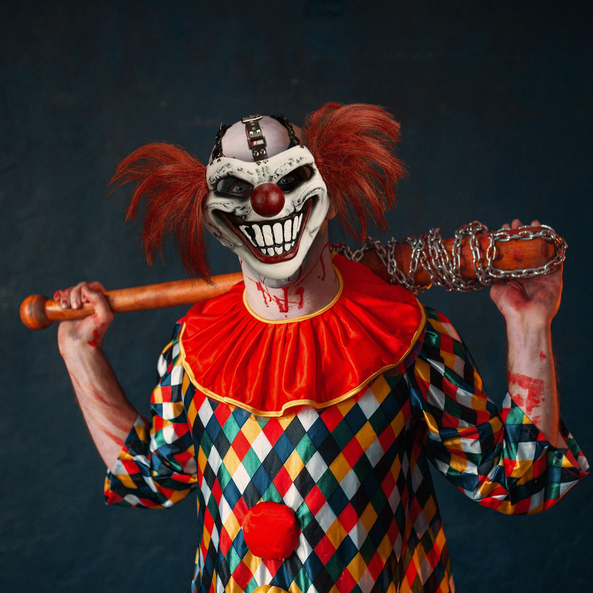 Twisted Metal Sweet Tooth Deluxe Adult Injection Costume Mask