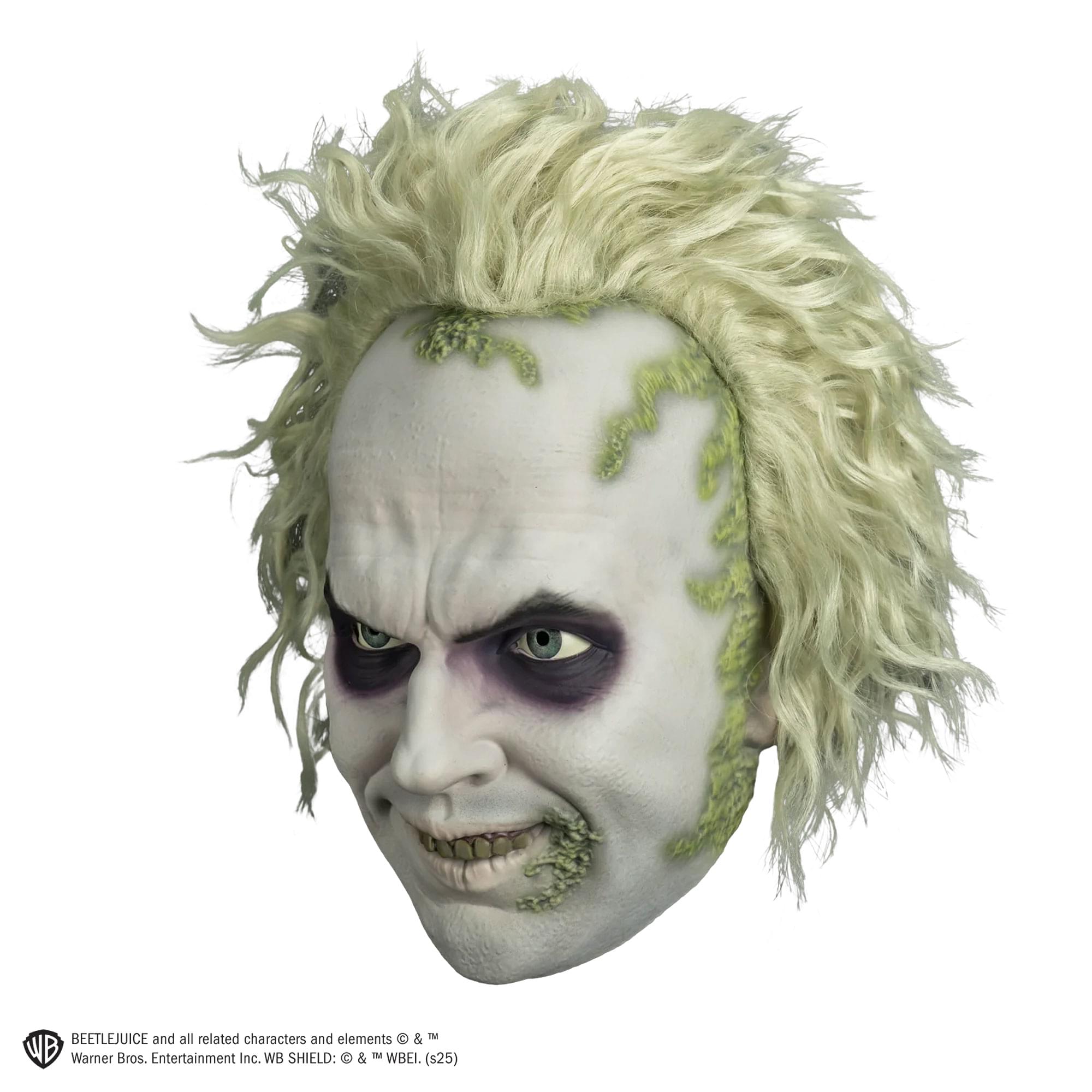 Beetlejuice Deluxe Adult Injection Costume Mask