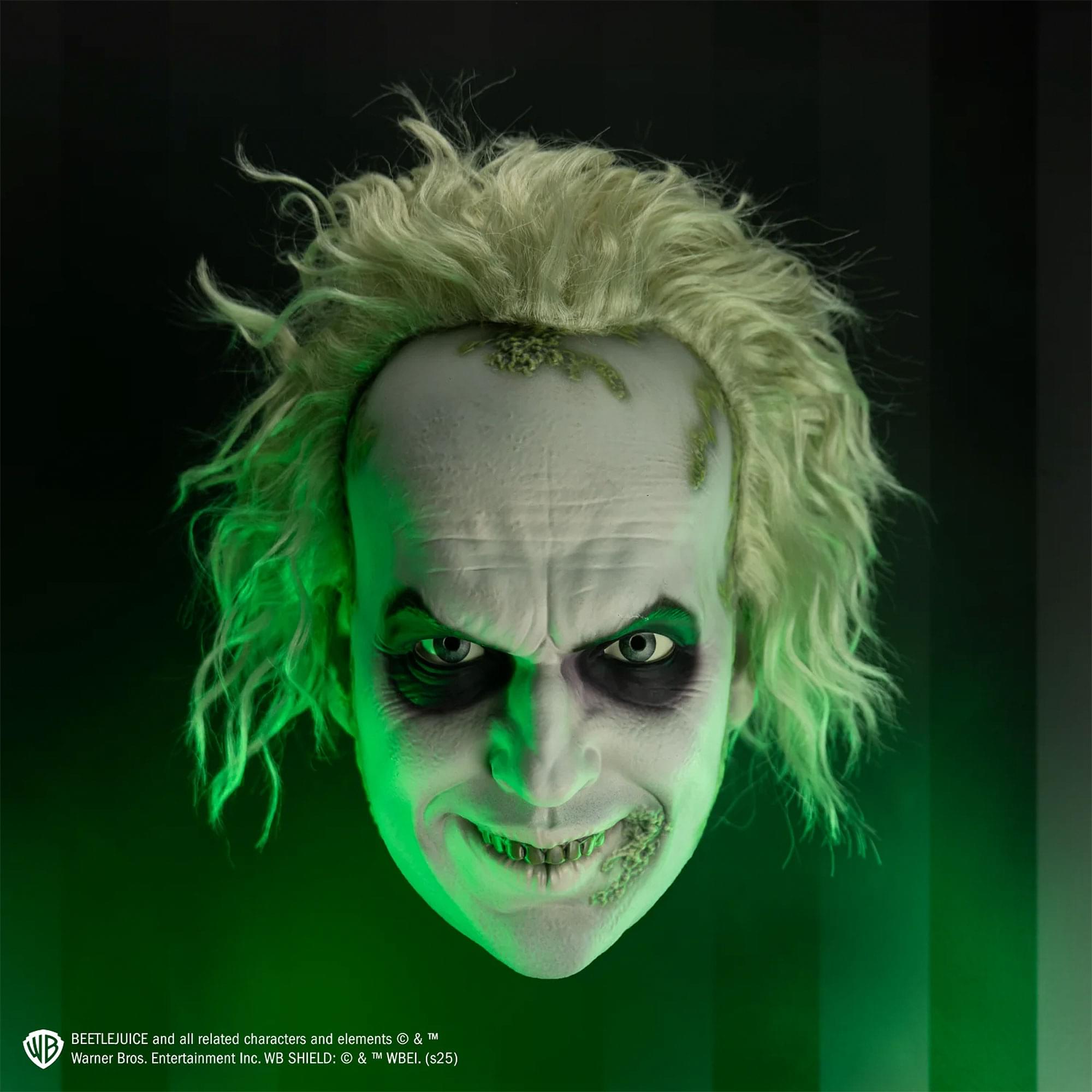 Beetlejuice Deluxe Adult Injection Costume Mask