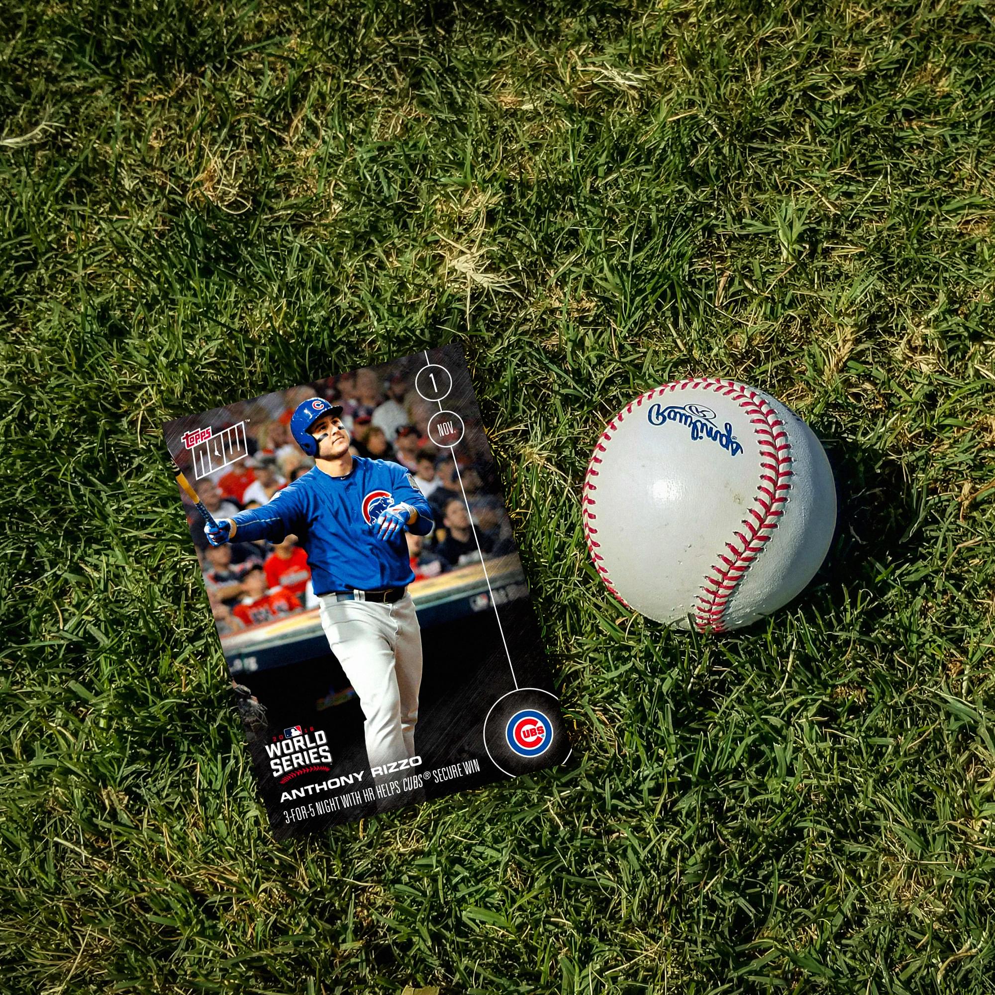 MLB Chicago Cubs Anthony Rizzo #652A 2016 Topps NOW Trading Card