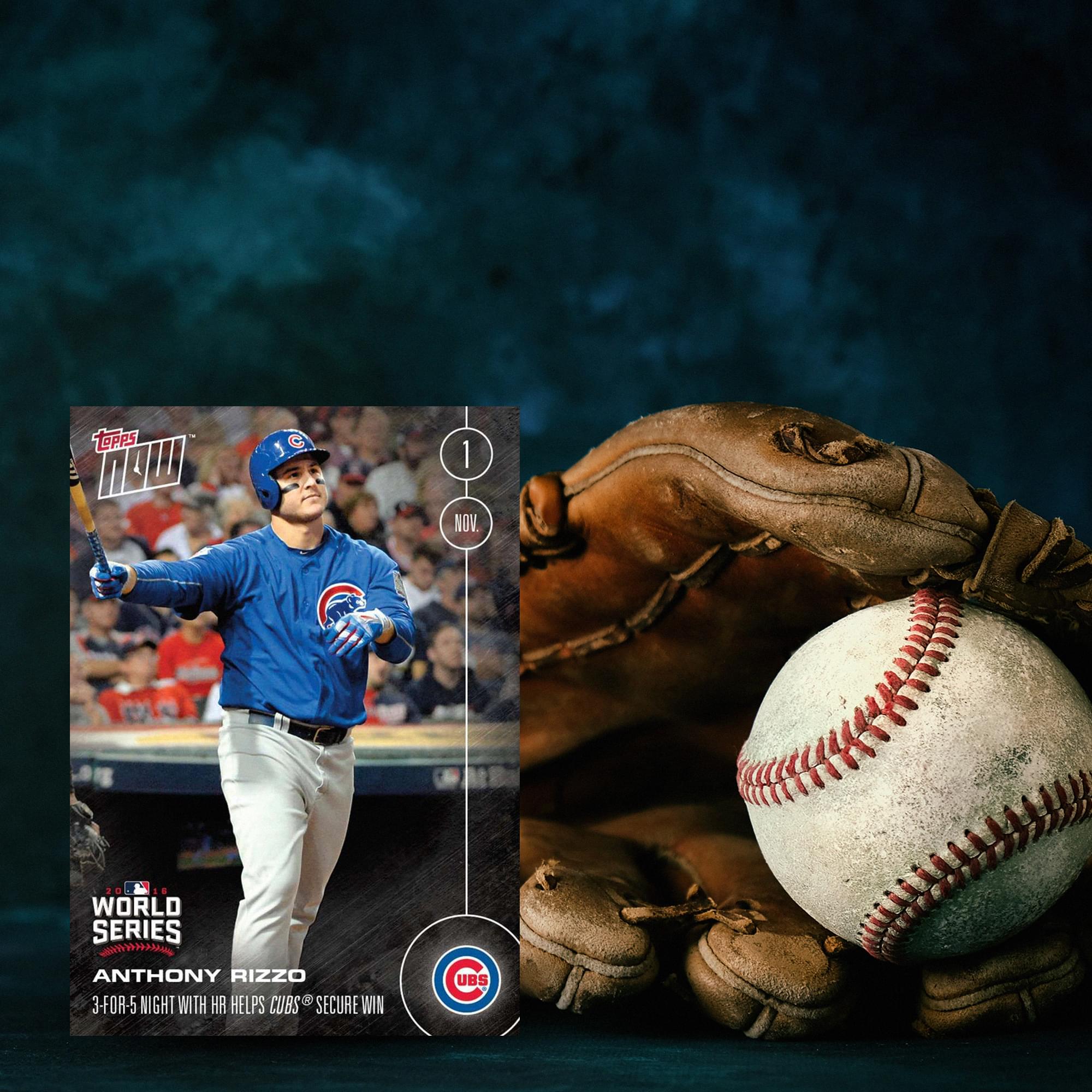 MLB Chicago Cubs Anthony Rizzo #652A 2016 Topps NOW Trading Card