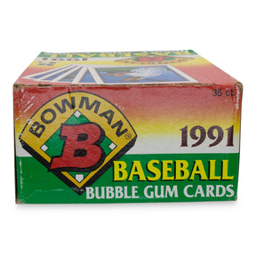 MLB 1991 Bowman Baseball Card Bubble Gum Box | 36 Packs