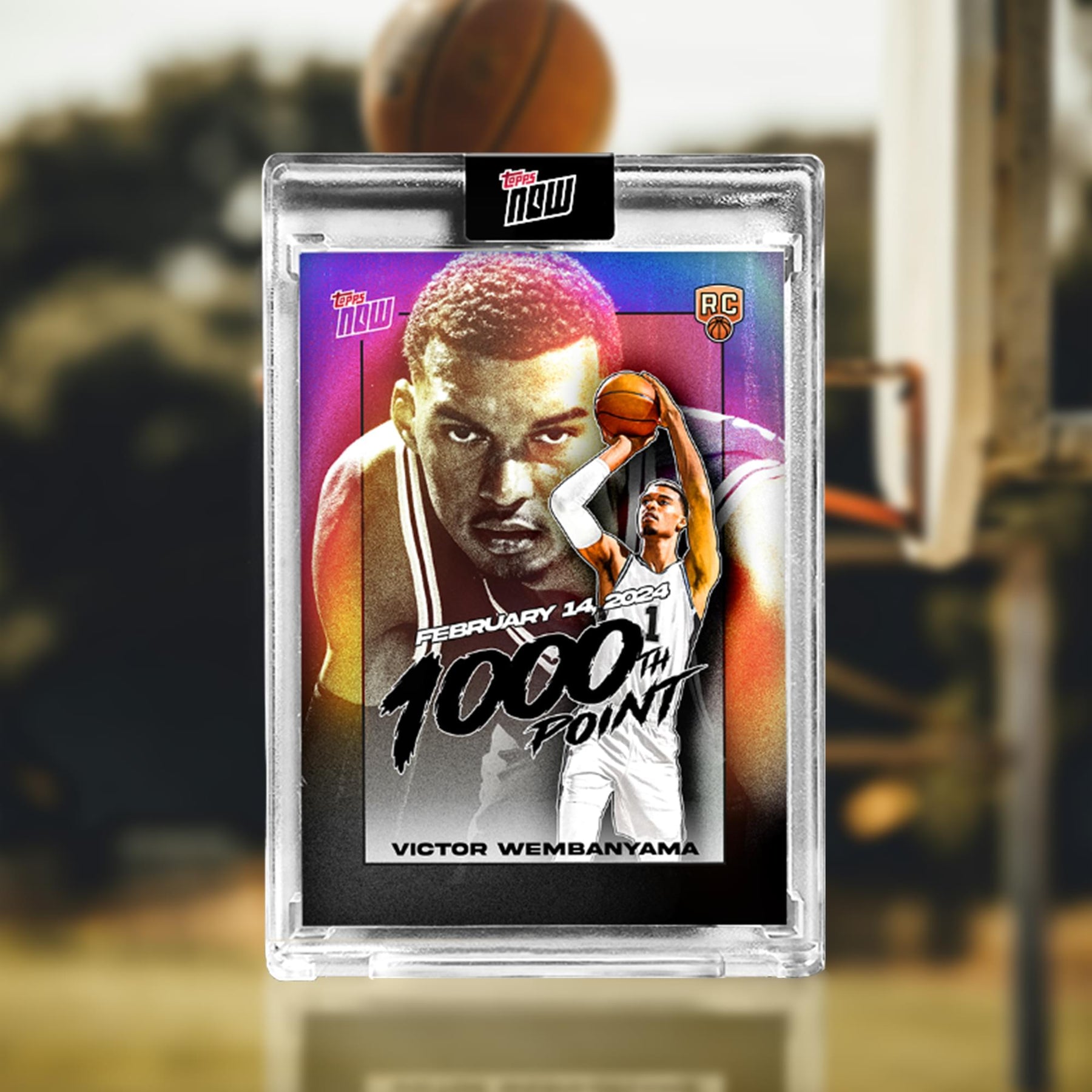 NBA 2023-24 Topps NOW Basketball Card | VW-1 Victor Wembanyama