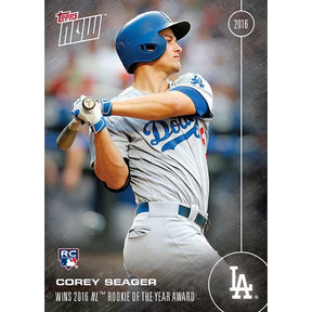Topps NOW NL Rookie Of Year Dodgers Corey Seager RC Card #OS16A