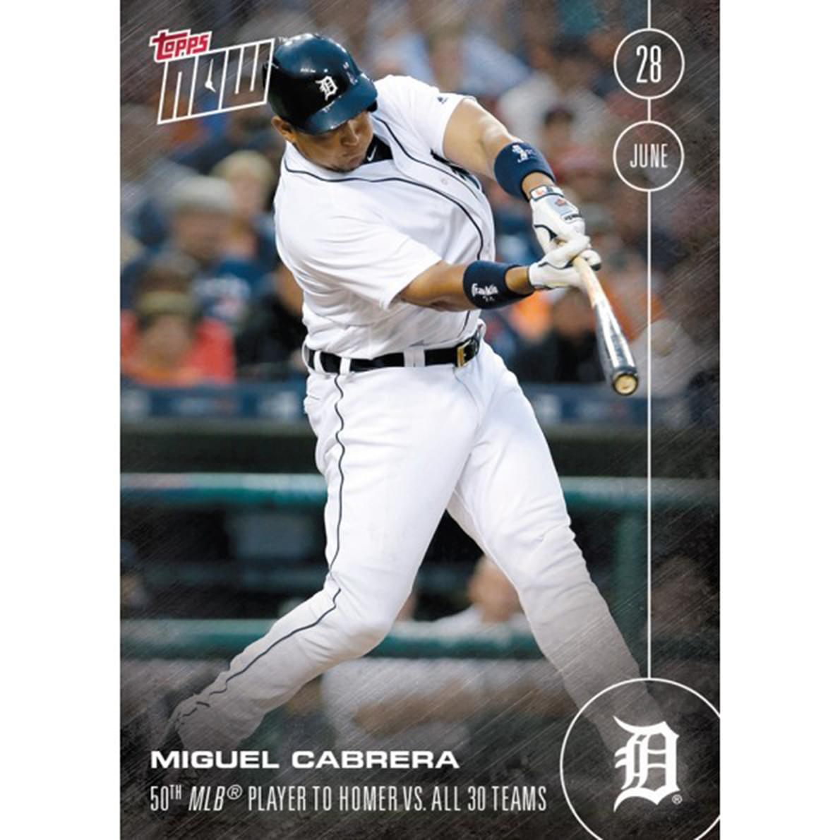 Topps NOW Detroit Tigers Miguel Cabrera MLB 2016 Card 189 Trading Card