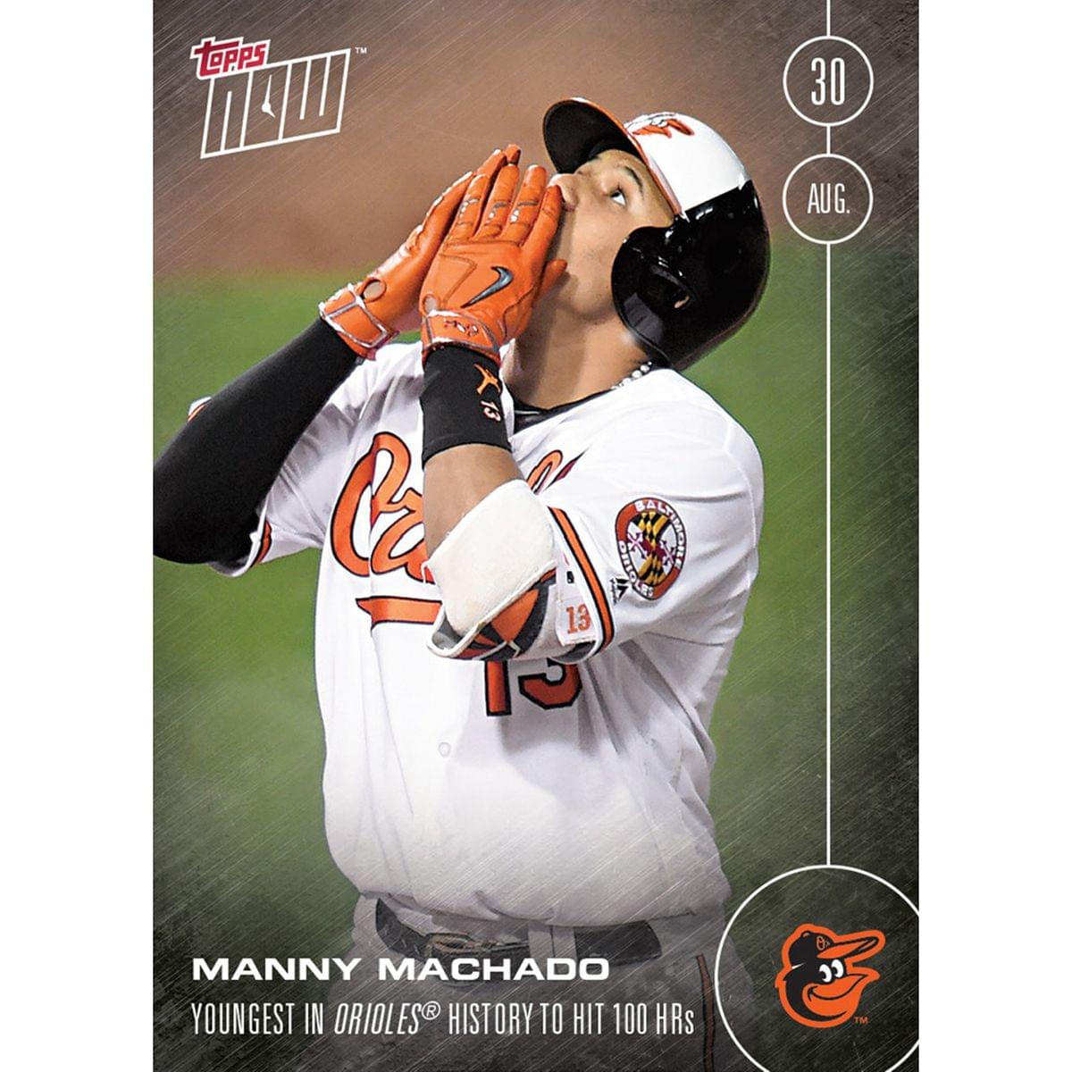 MLB Baltimore Orioles Manny Machado #468 Topps NOW Trading Card