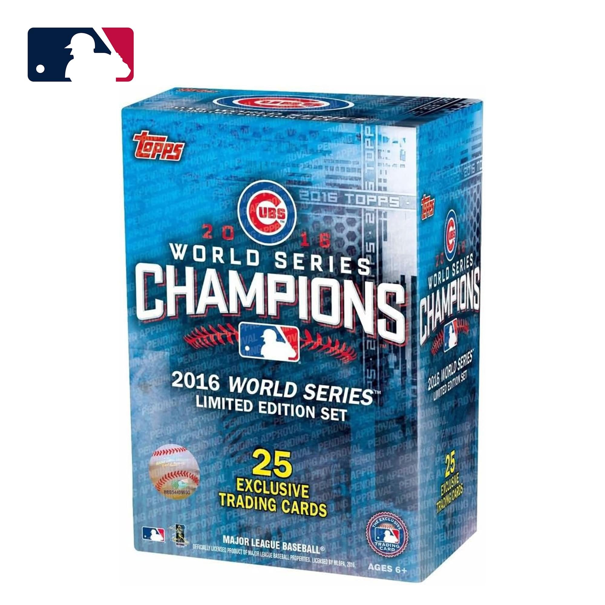 Chicago Cubs MLB 2016 Topps World Series Champions Limited Box | 25 Cards
