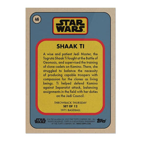 Star Wars 2023 Throwback Thursday Topps Set #16 | 1971 Baseball