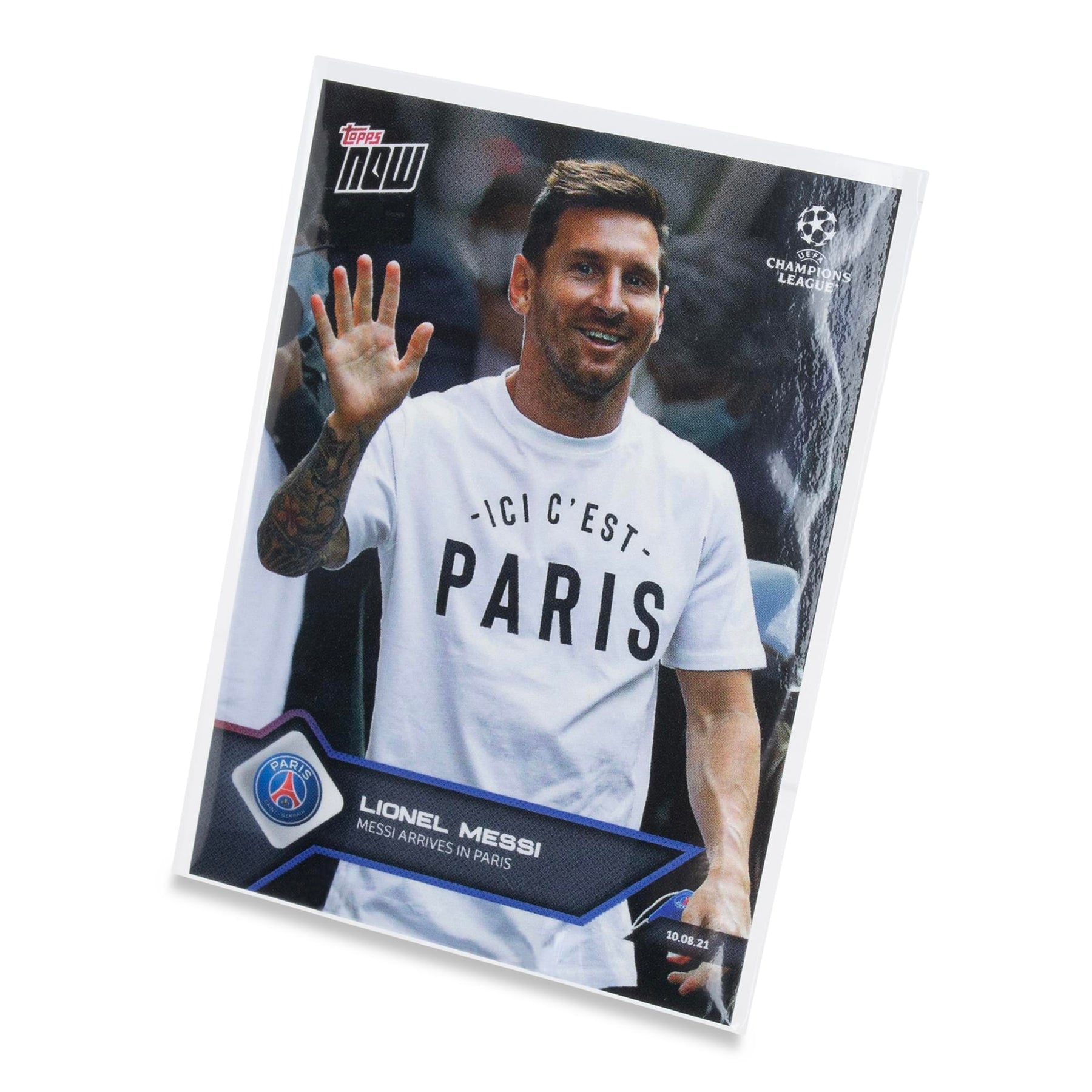 UCL TOPPS NOW Card #11 | Messi Arrives in Paris