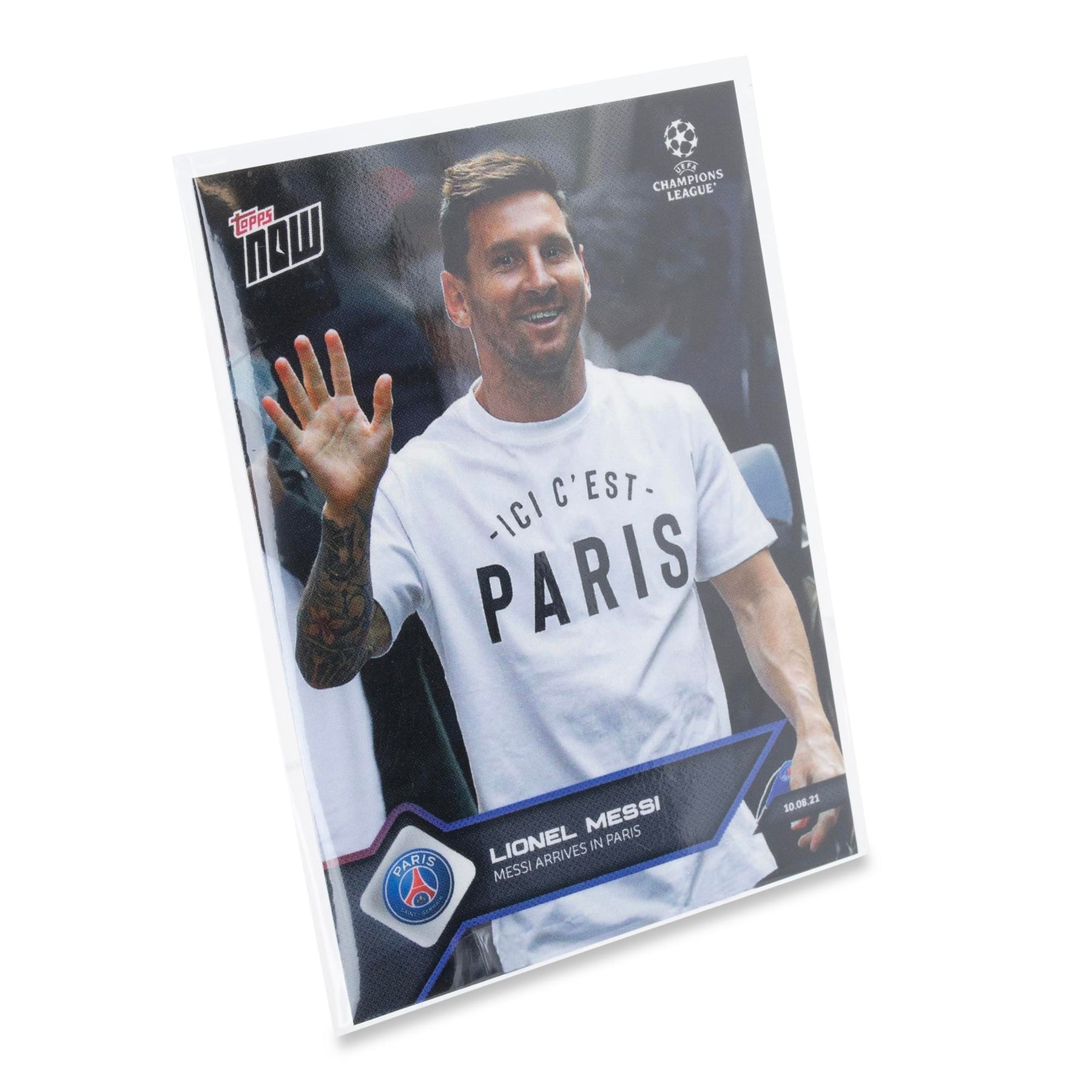 UCL TOPPS NOW Card #11 | Messi Arrives in Paris