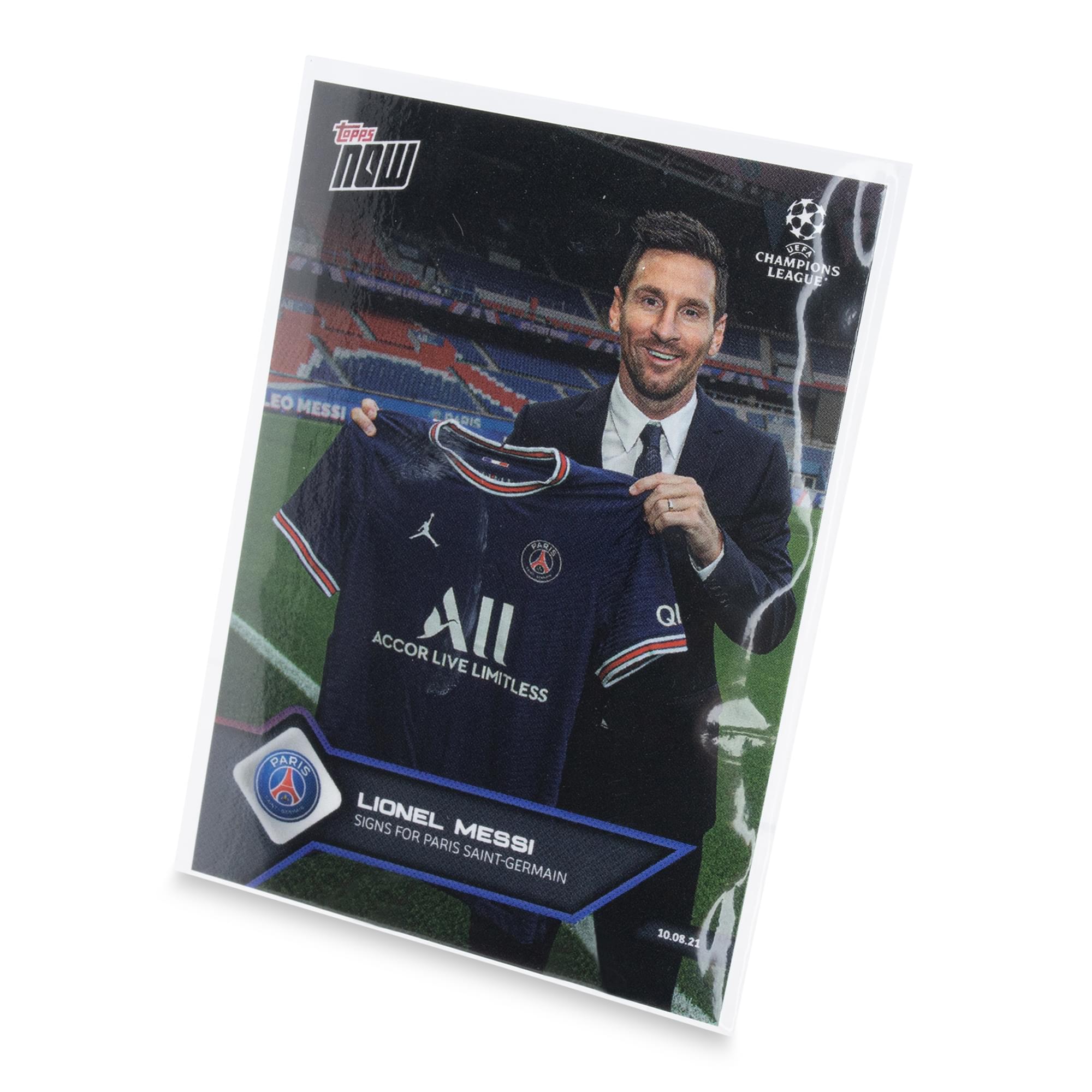 UCL TOPPS NOW Card #12 | Lionel Messi Signs for Paris Saint-Germain