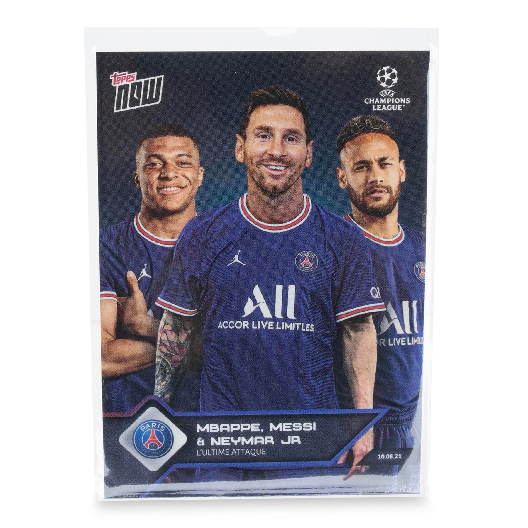 UCL TOPPS NOW Card #13 | Messi Neymar Mbappe L'Ultime Attaque