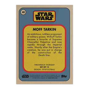 Star Wars 2023 Throwback Thursday Topps Set #17 | 1978 Football