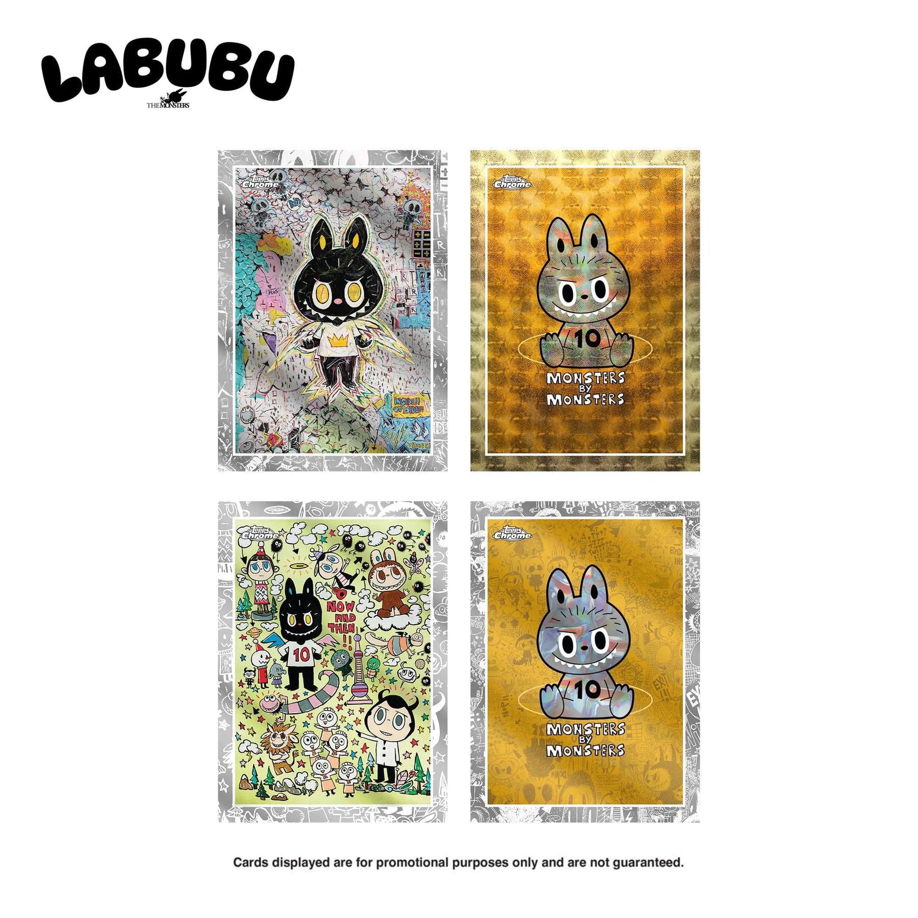2025 Topps Labubu Chrome Monsters 10th Anniversary