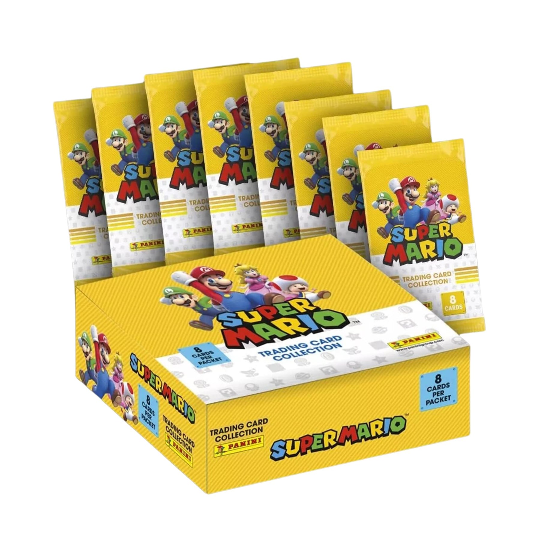 Super Mario 2022 Panini Trading Cards | 18 Packs
