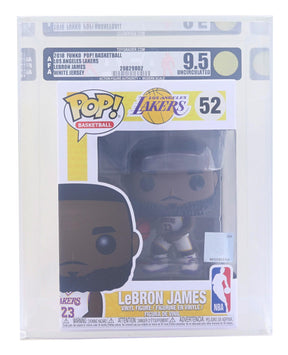 LA Lakers NBA Funko POP | Lebron White Jersey | Graded AFA 9.5