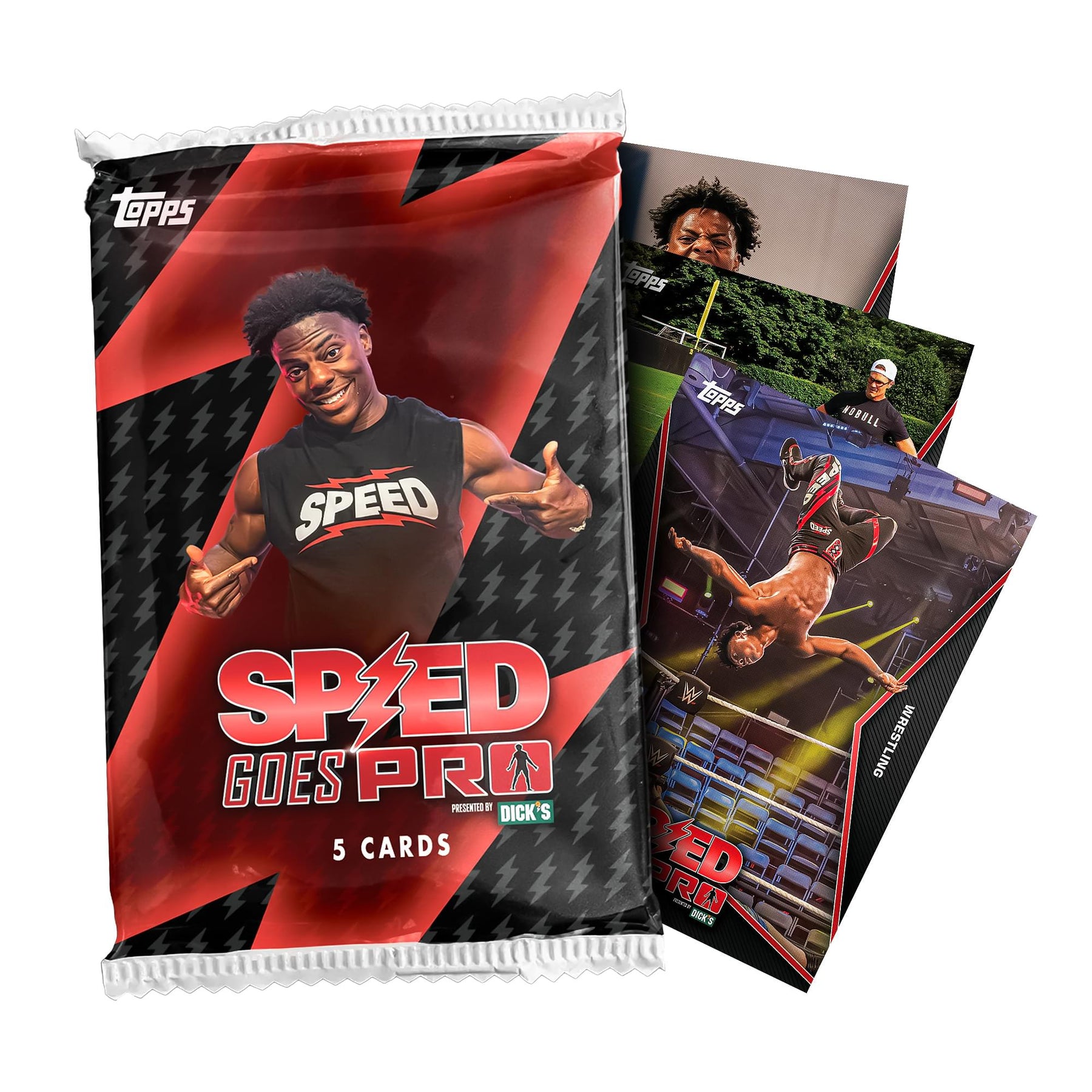 Topps x |Showspeed 2025 Speed Goes Pro | 5 Card Pack