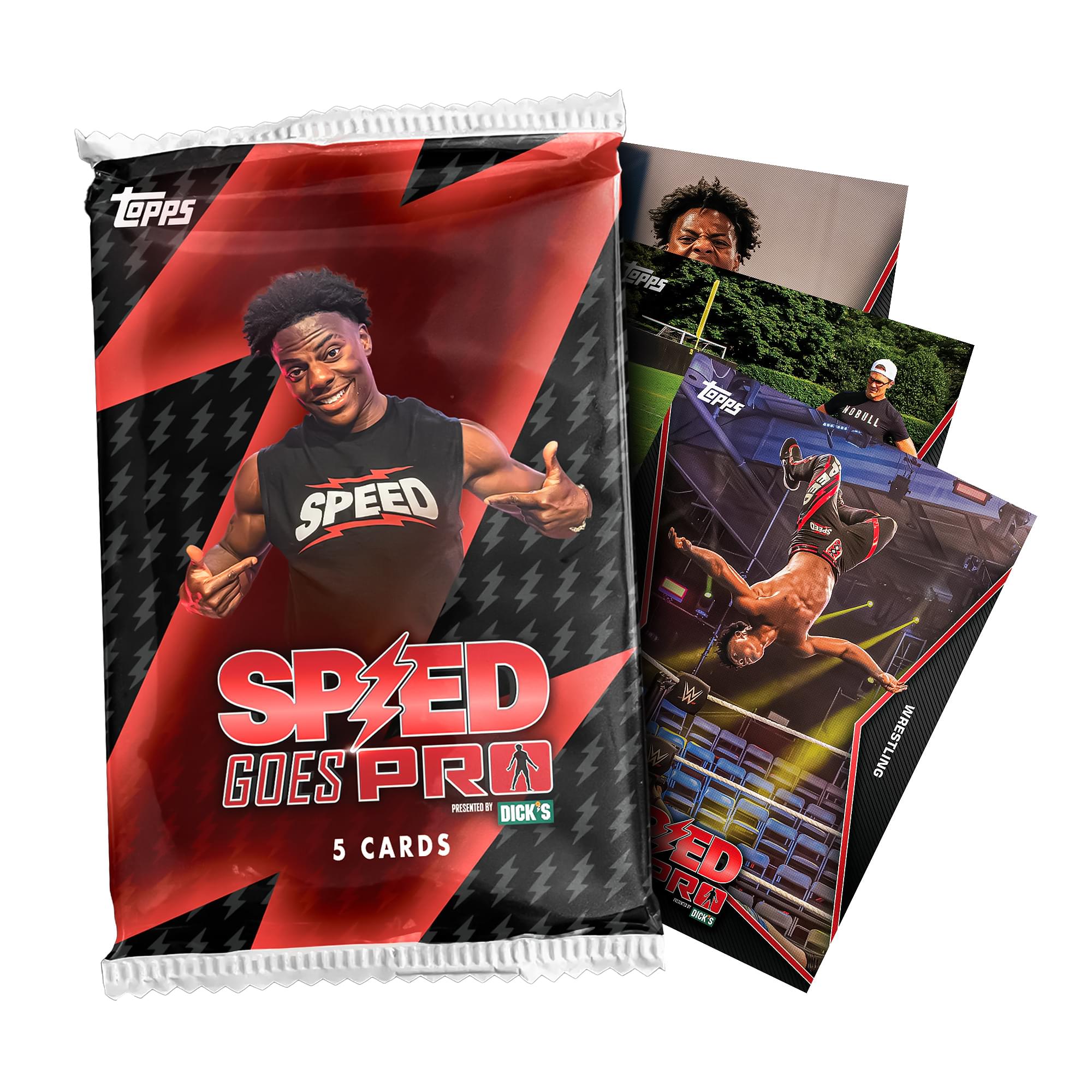 Topps x |Showspeed 2025 Speed Goes Pro | 5 Card Pack