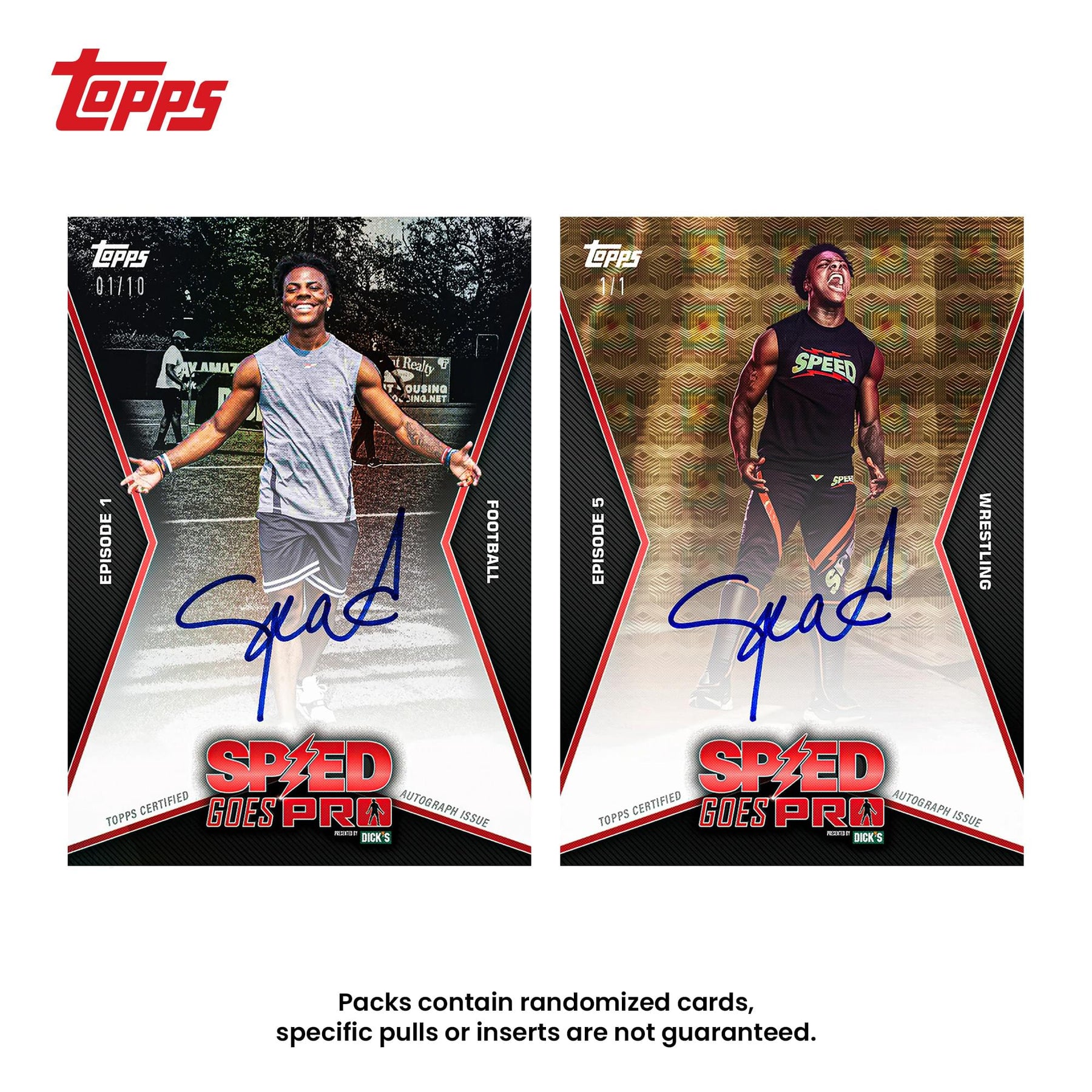 Topps x |Showspeed 2025 Speed Goes Pro | 5 Card Pack